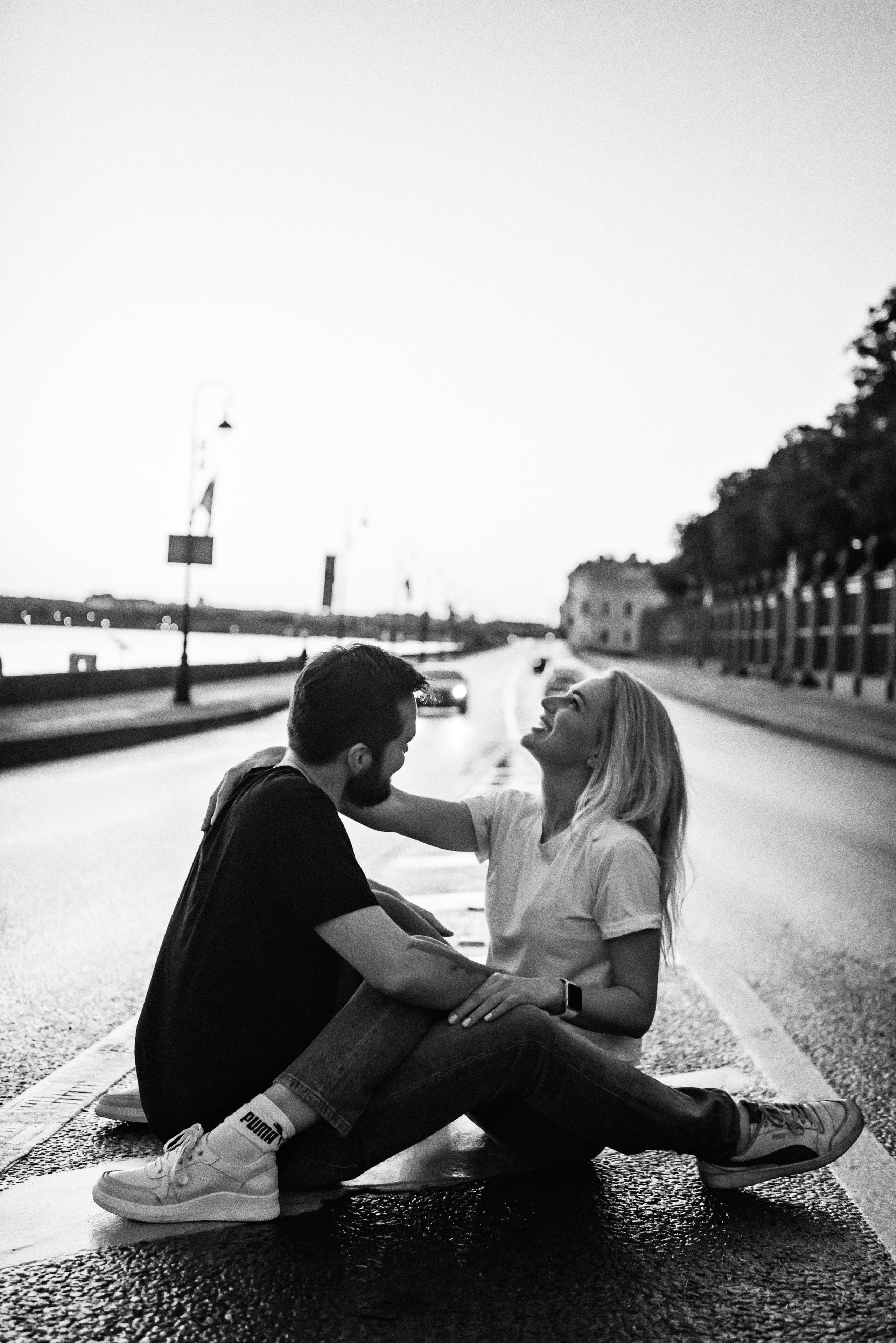 Лера и Женя. Разводные мосты. Рассвет. Свадебный фотограф в Санкт-Петербурге София Шубик