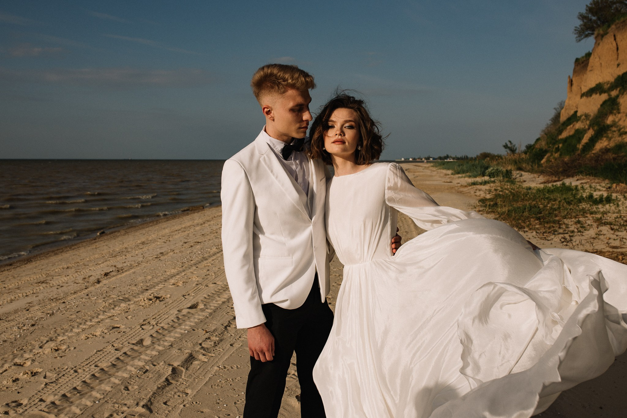 Клятва у волн: пляжная свадебная love story. Семейный и свадебный фотограф Ростове-на-Дону