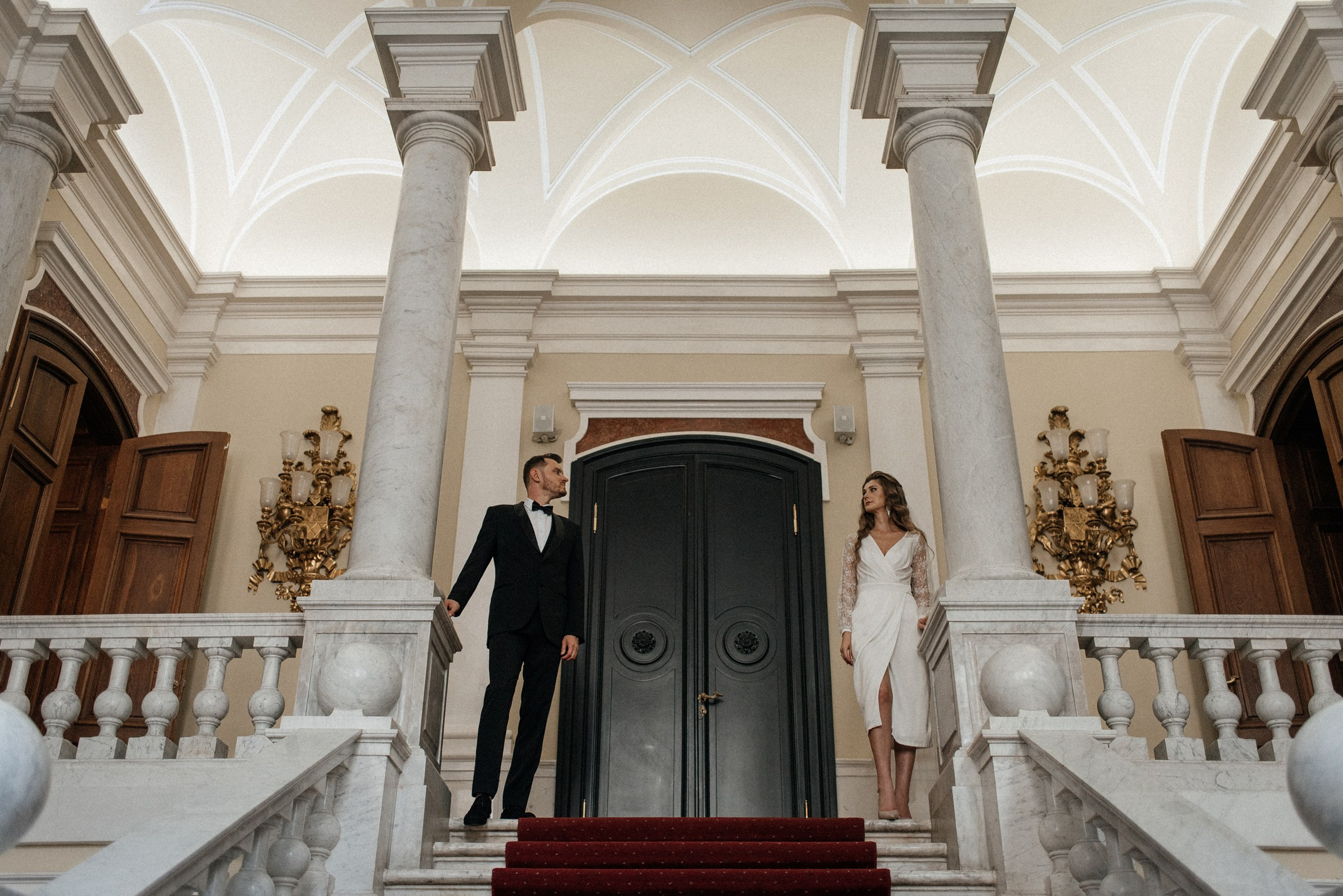 свадебная фотосессия в особняке Трубецких-Нарышкиных