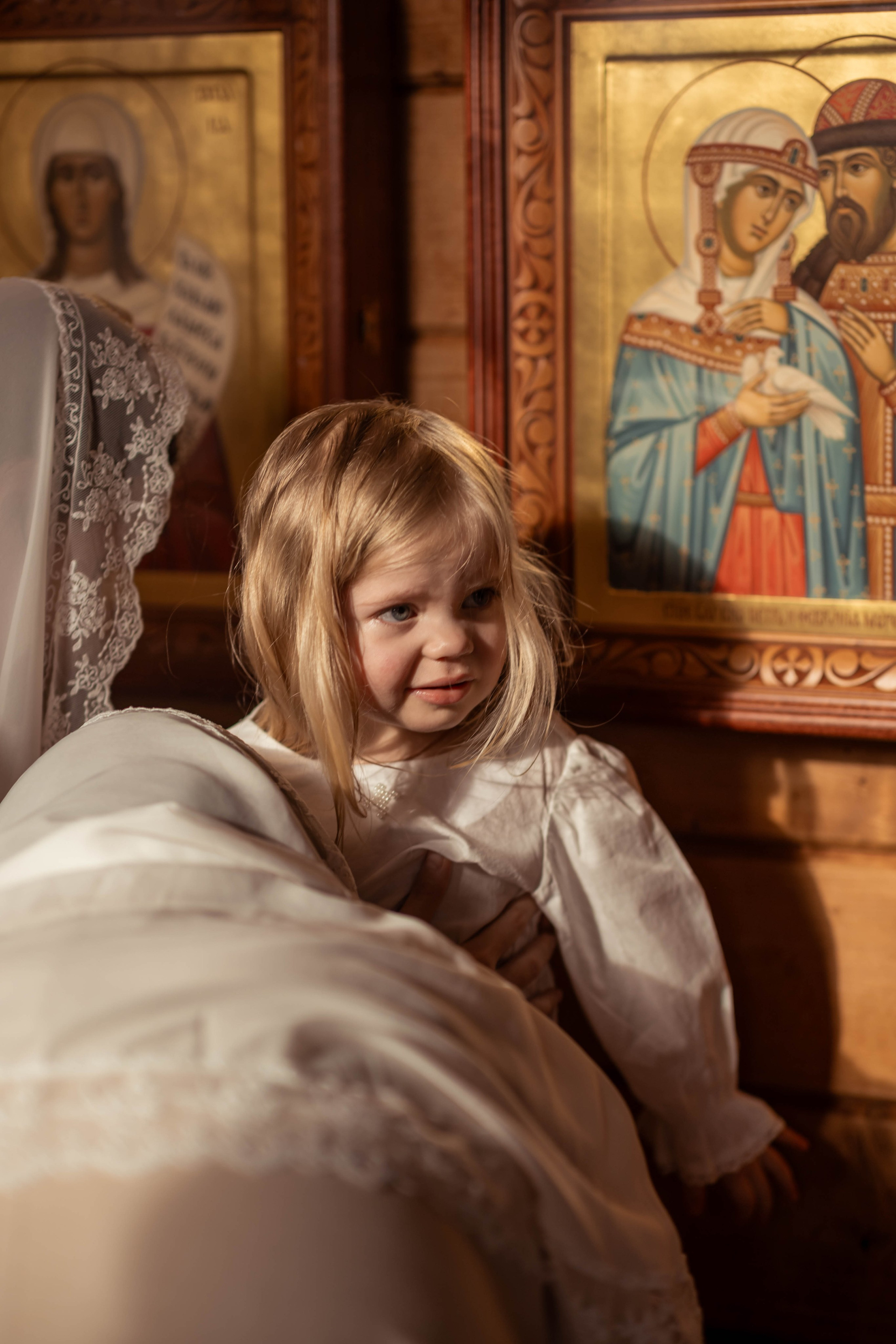 Крещение в Пантелеимоновском храме в городе Батайск. Олеся Семейская свадебный и семейный фотограф в Ростове-на-Дону