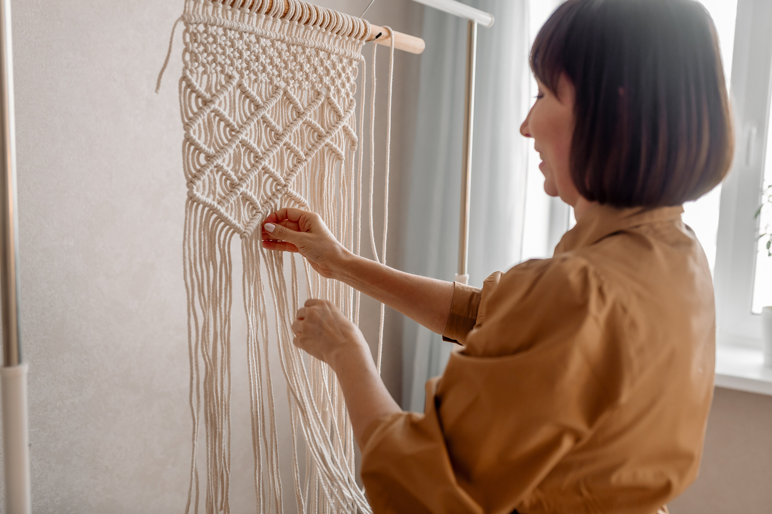 Мастер макраме. Фотограф Мария Стрелкова