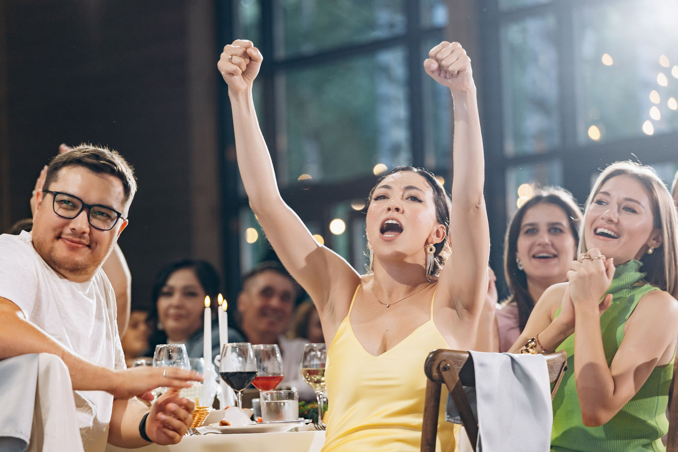 свадебный банкет в Казани. Площадка Веранда Лес. Свадебный фотограф Казань