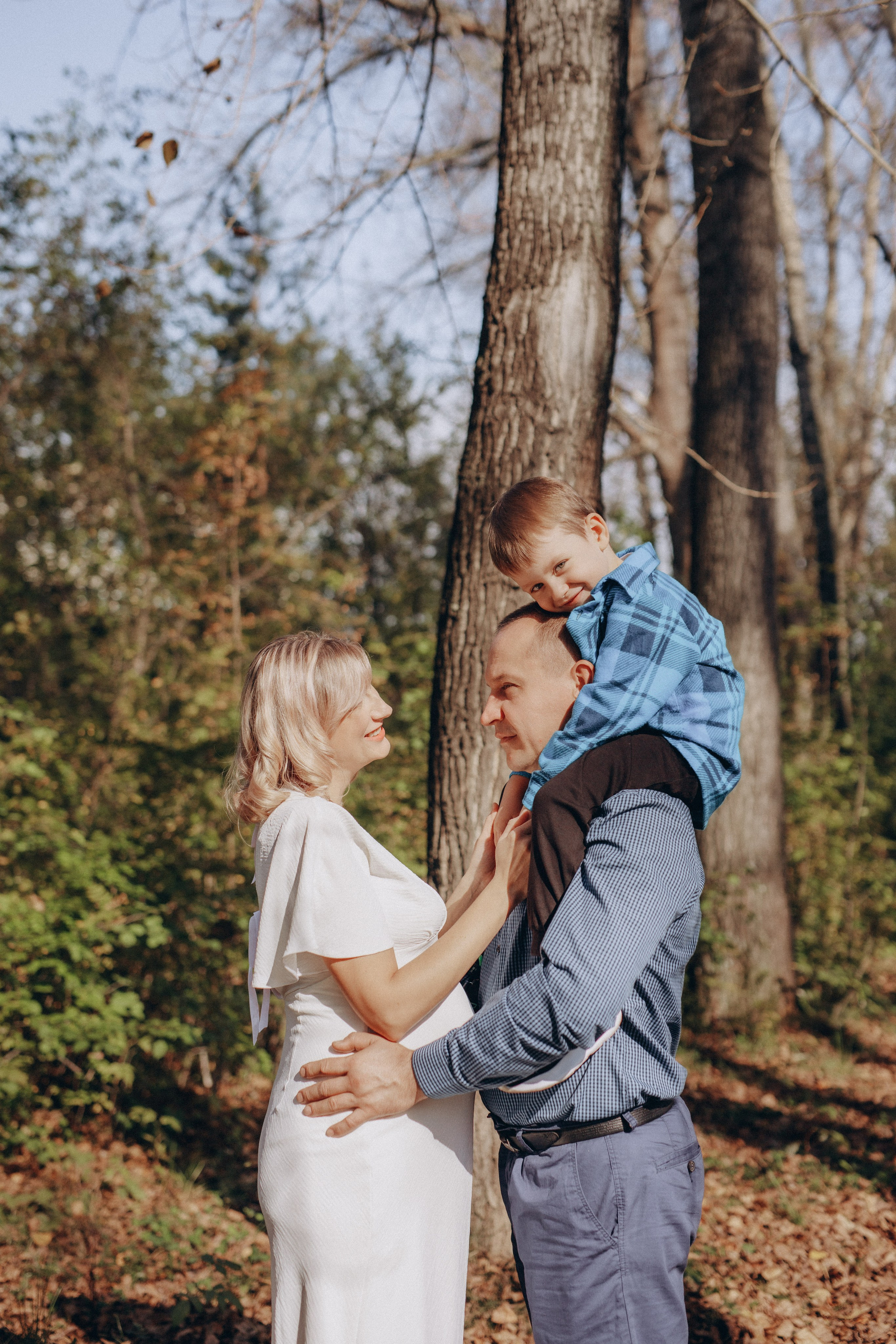 Елена и семья. Фотограф Анастасия Петрова
