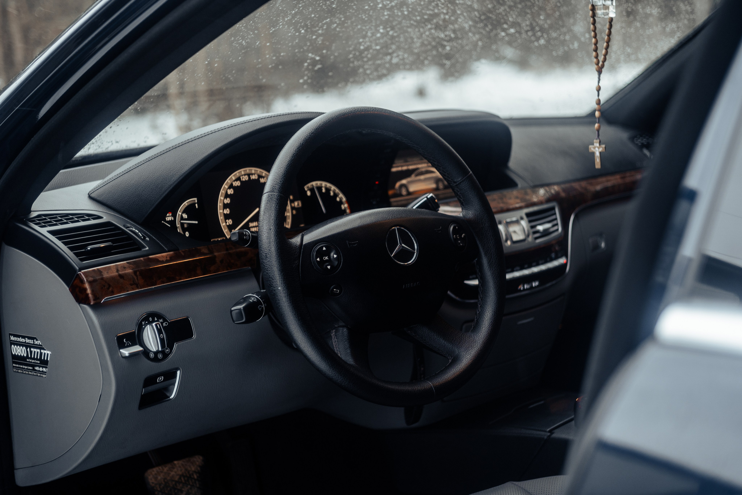 Автомобильная фото-сессия Mercedes-Benz S-class W221 в Калуге