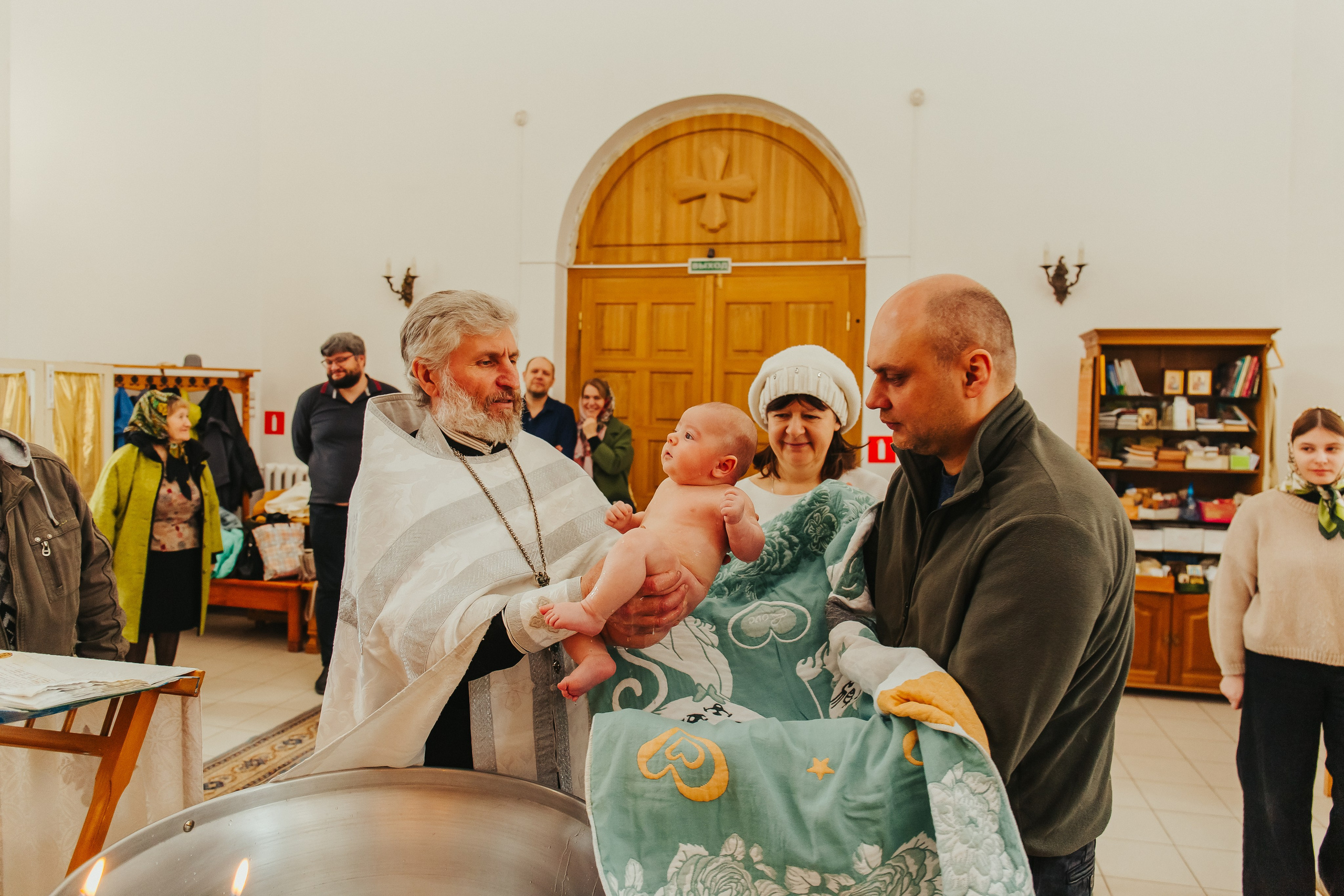 Фотосъемка крещения ребенка. Фотограф новорожденных и детский в Сергиевом Посаде Кругликова Юлия