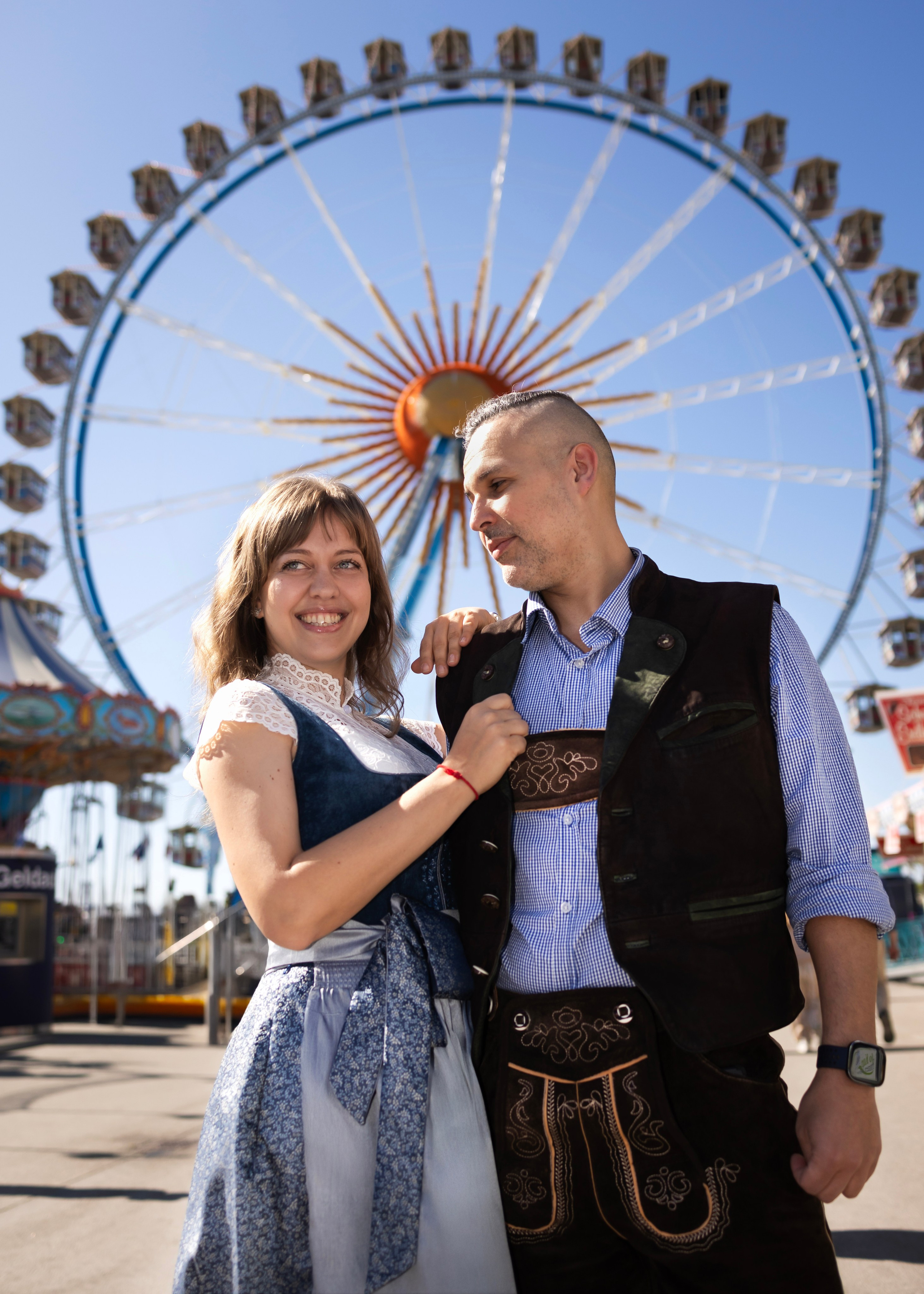 Frühlingsfest. Photographer in Munich