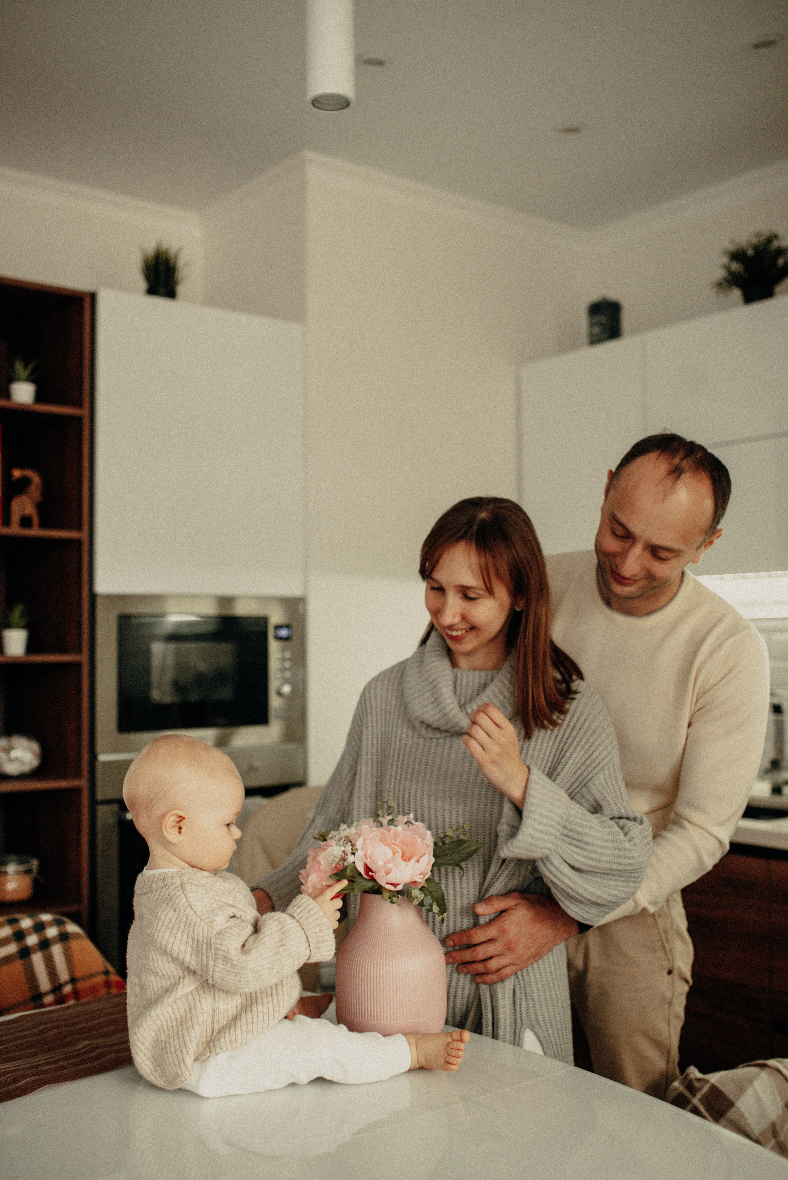 Домашняя семейная история: Василисе 10 месяцев. Семейная фотосессия Бутово Москва фотограф Алина Морщагина