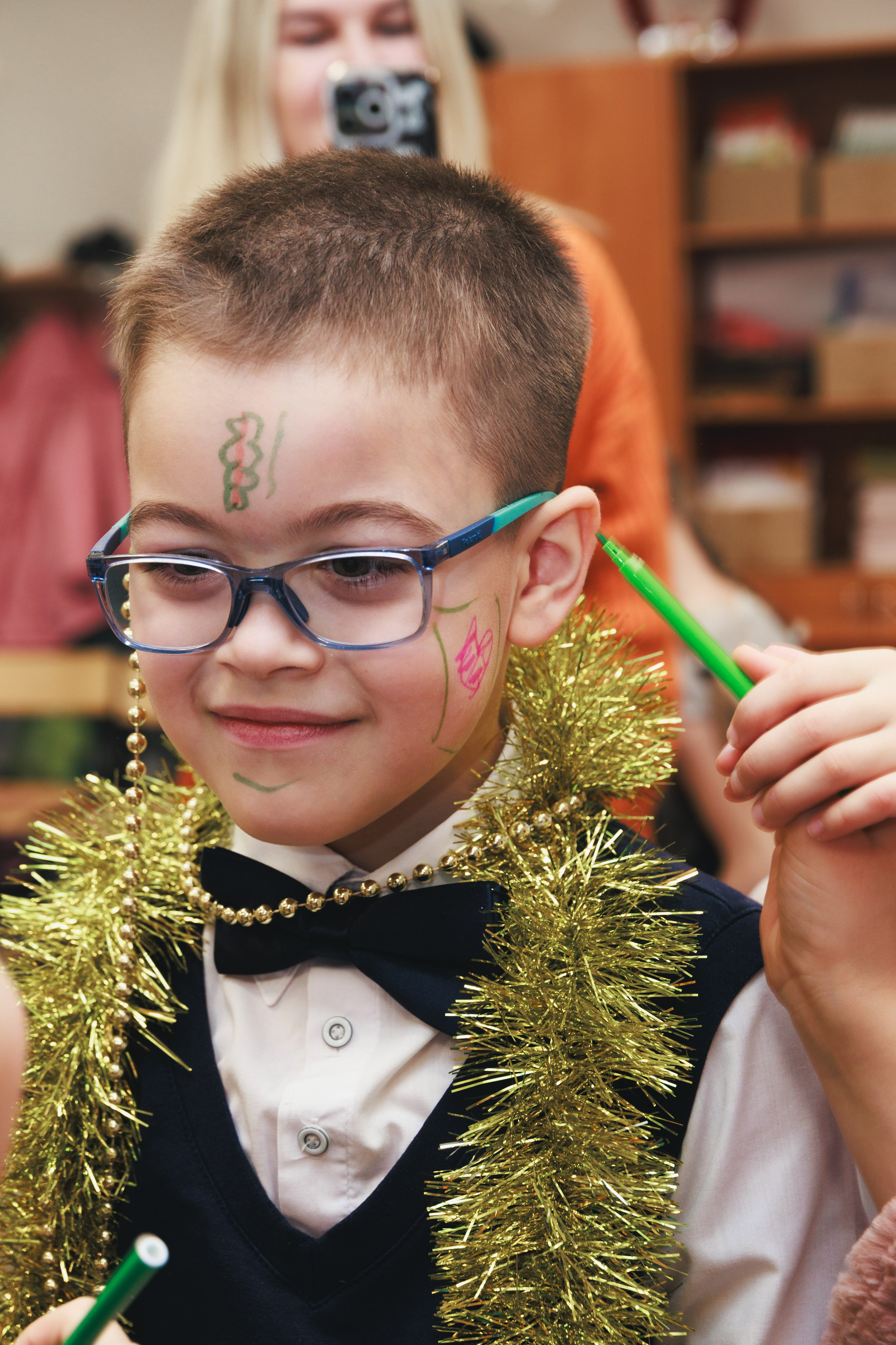 Новогодний утренник в начальной школе. Фотограф Воронеж, Новая Усмань Мария Бублик
