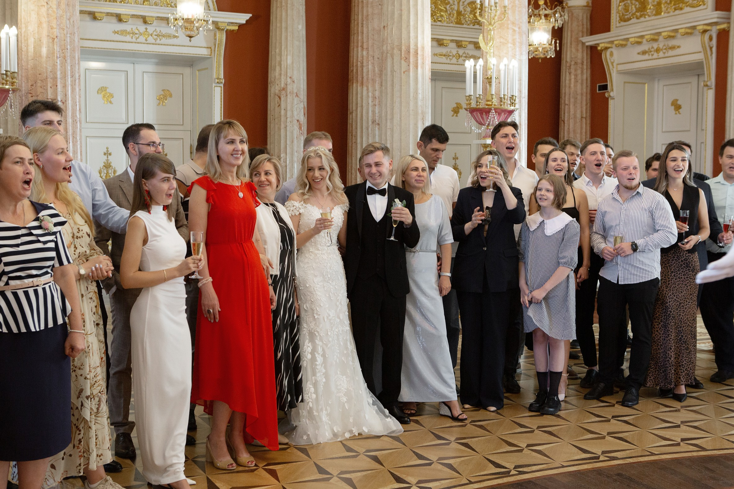 Свадьба с гостями. Свадебный и портретный фотограф Москва
