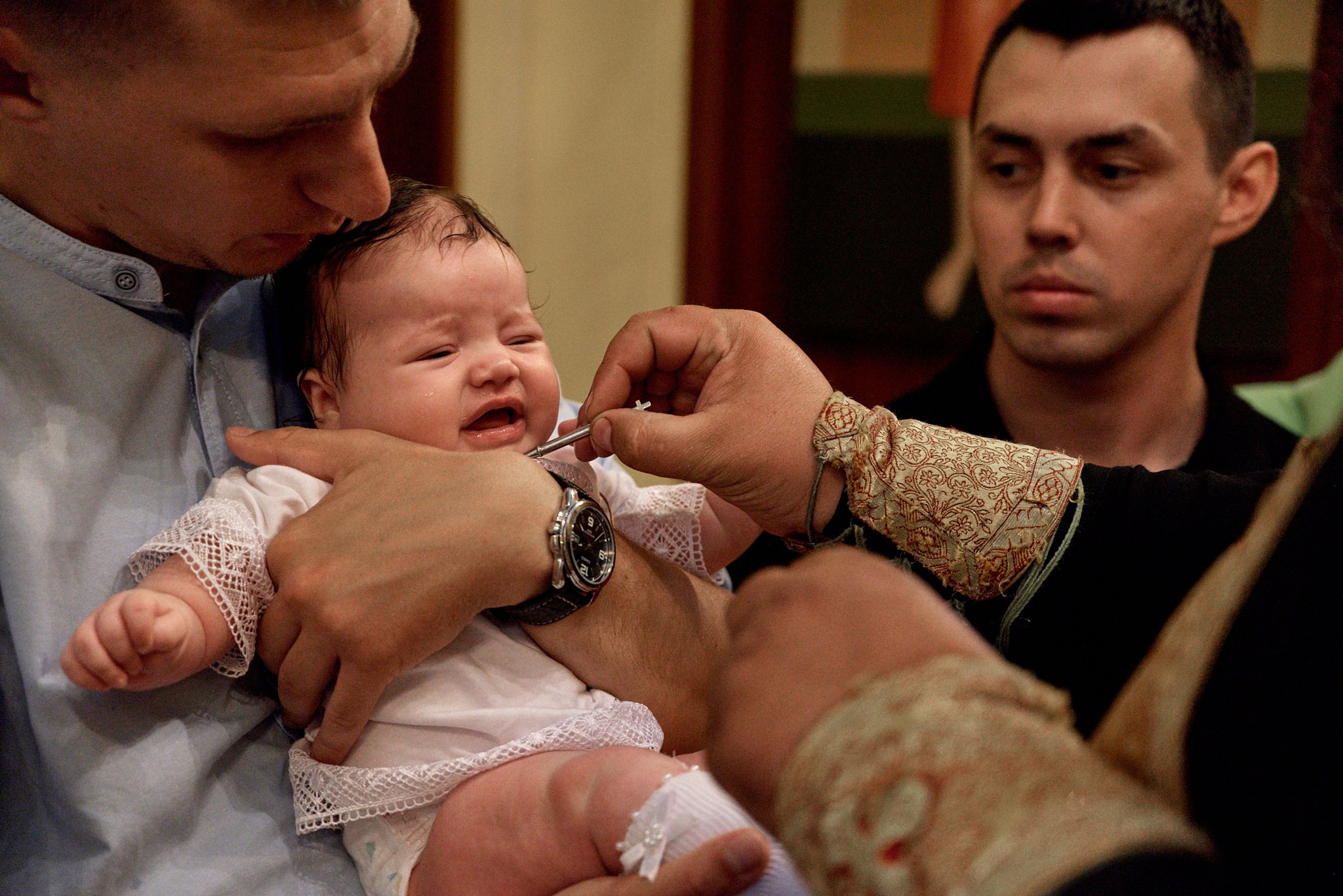 Фотосессия крещение Варвары