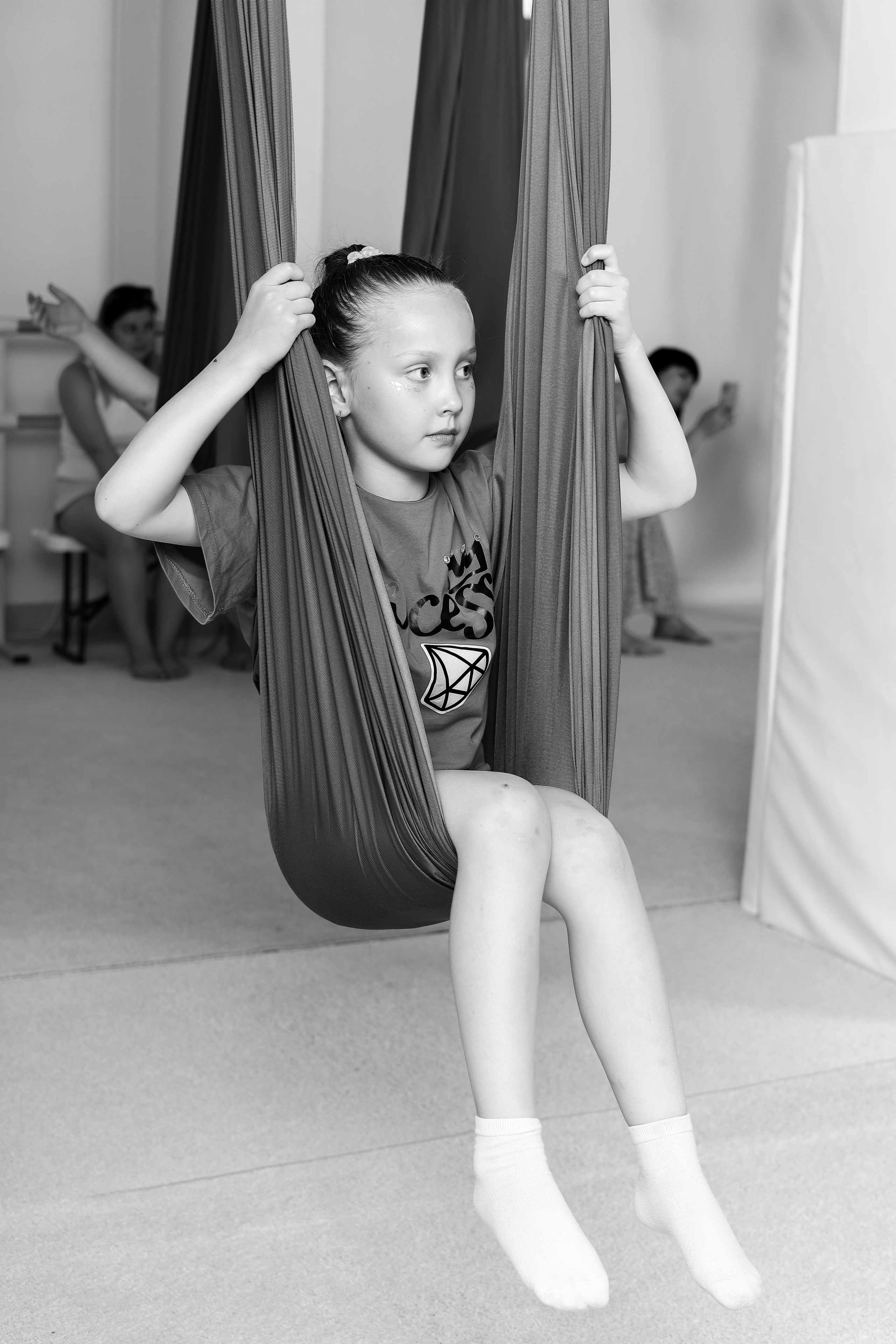 Детская аэройога. Фотограф Надршина Лилия