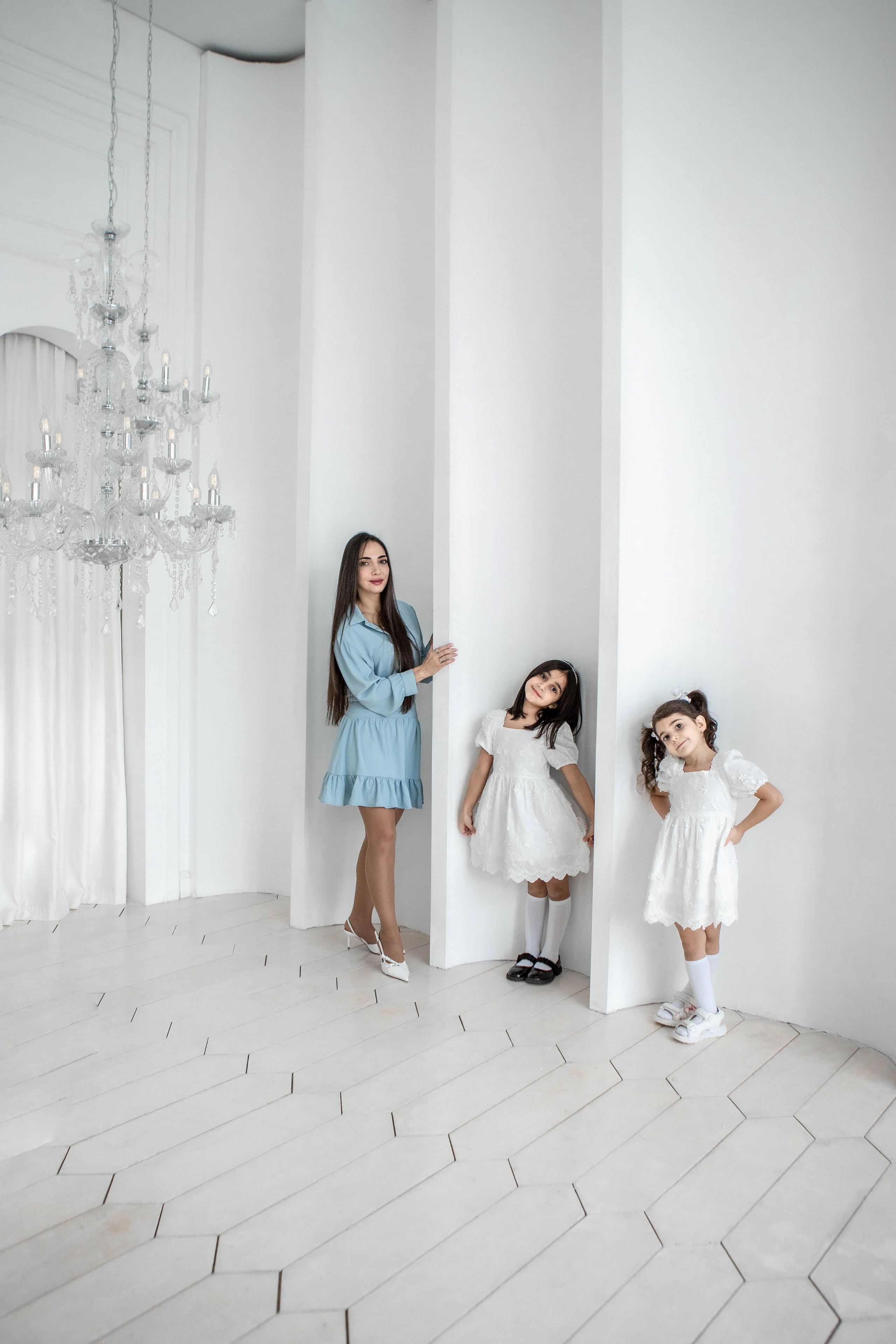 Мама и дочки. Фотограф Екатерина Голицына