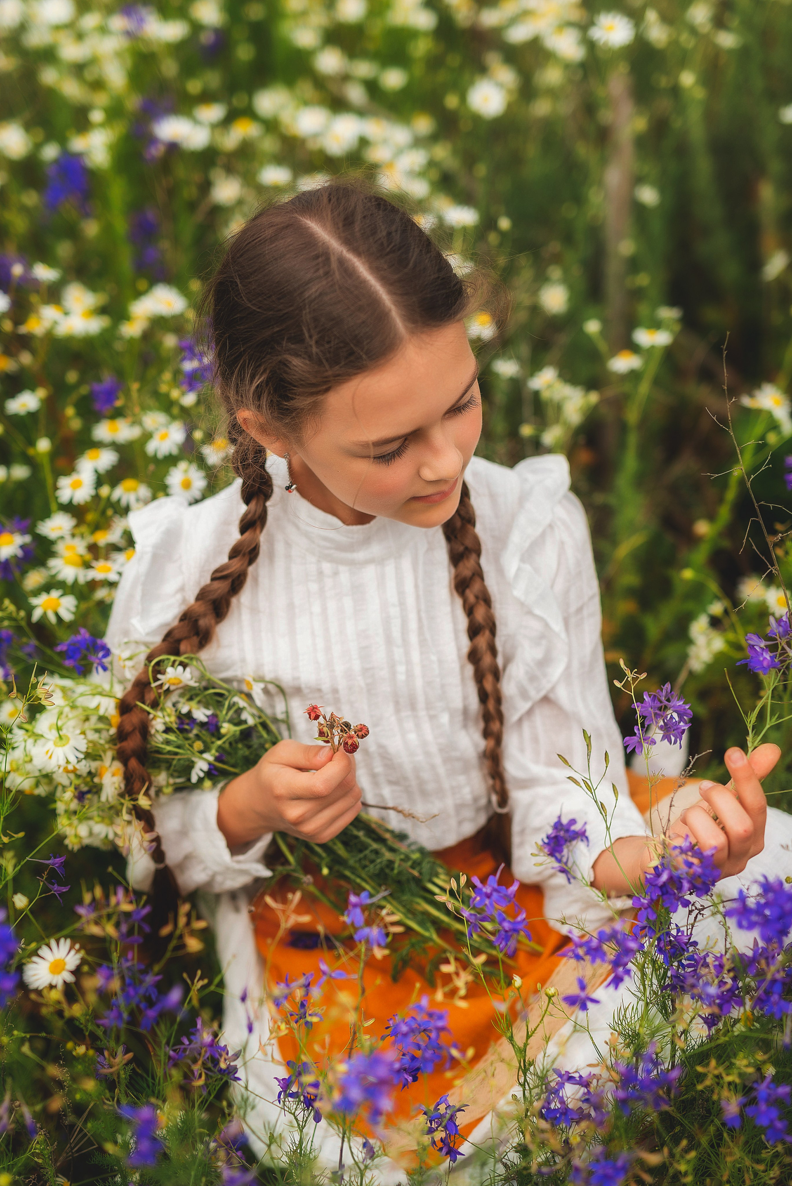 Фотосессия в ромашках. Семейный, детский фотограф в Воронеже Анна Никитина