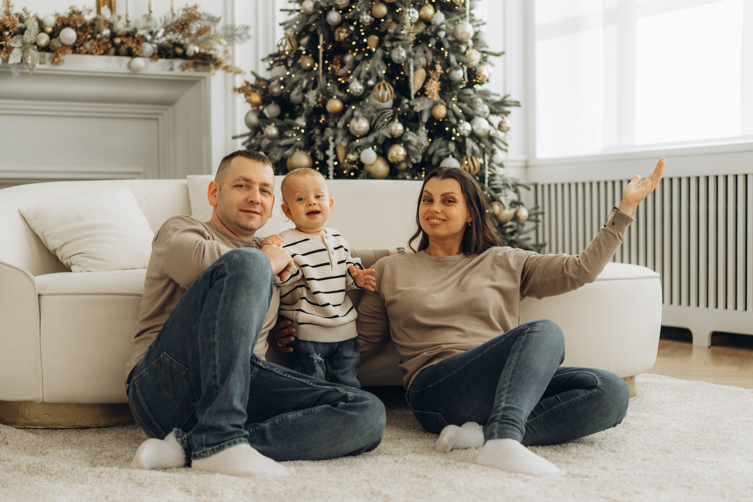 Семейная история в студии. Фотограф Екатеринбург Кокшарова Александра