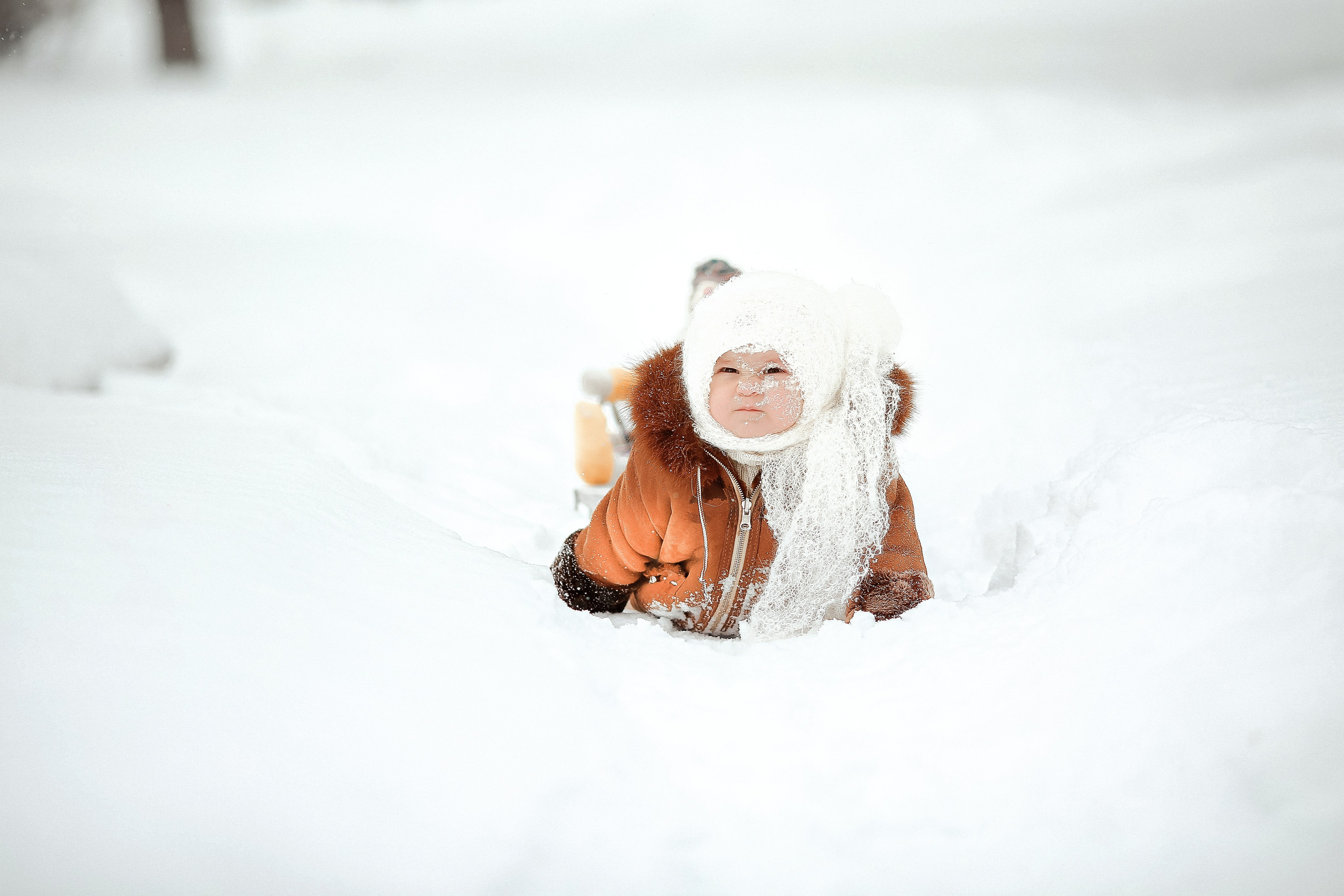 Белоснежная зима. Семейный фотограф в Новосибирске Екатерина Сафронова