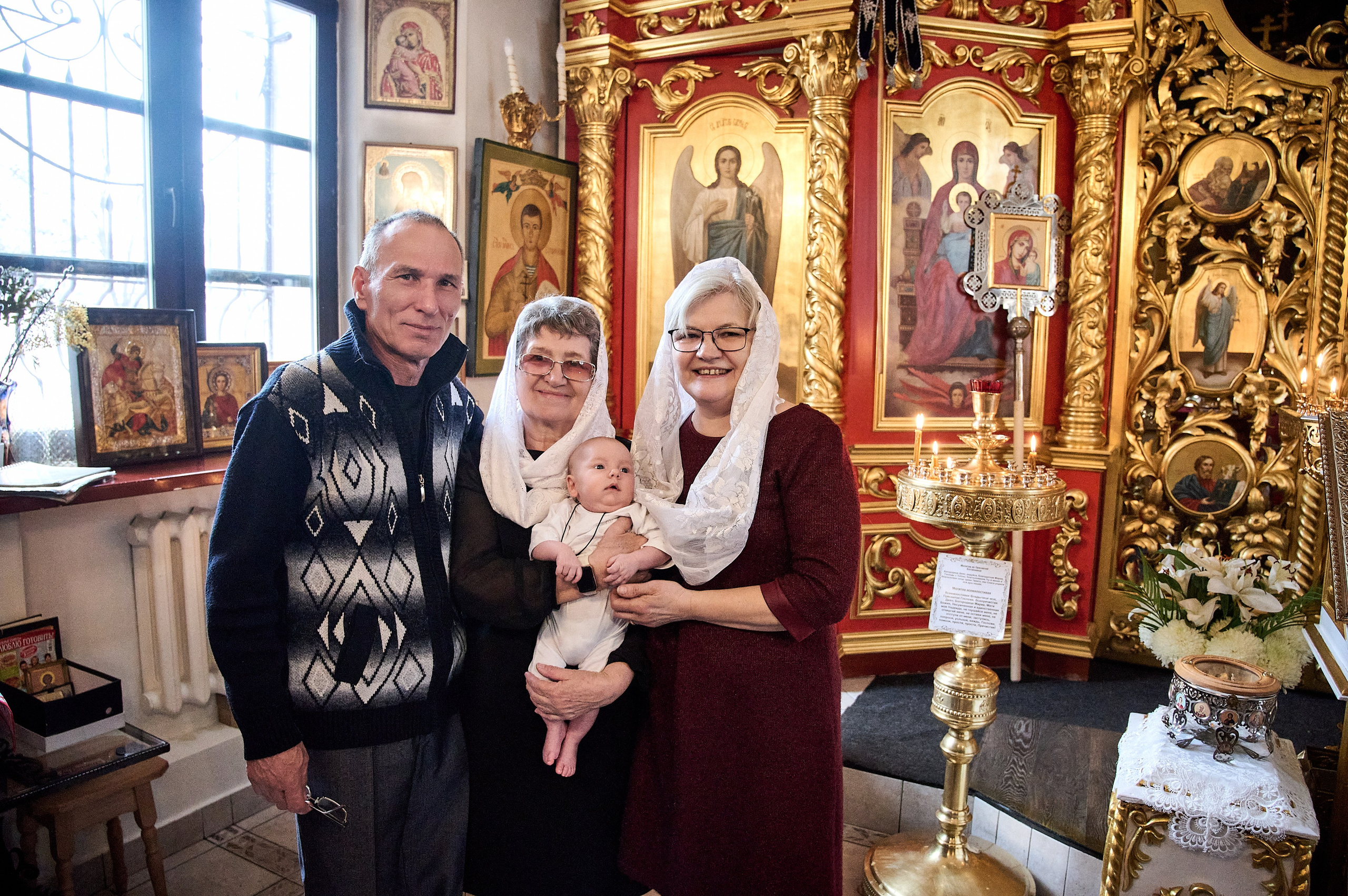 Крещение малыша в Новокузнецке — фотограф таинство крещение