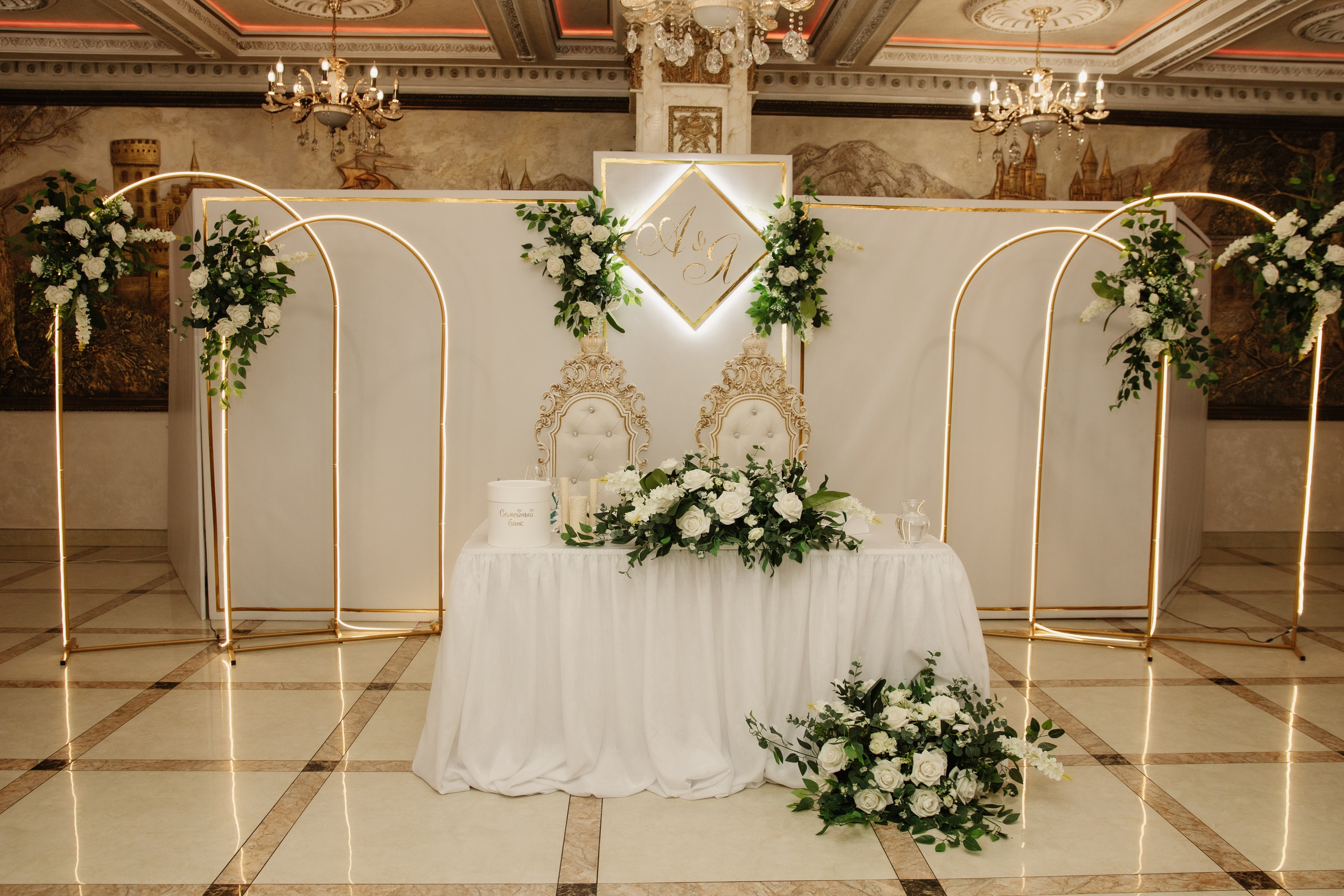 Яна и Артур банкетный зал «Император». Фотограф Новосибирск