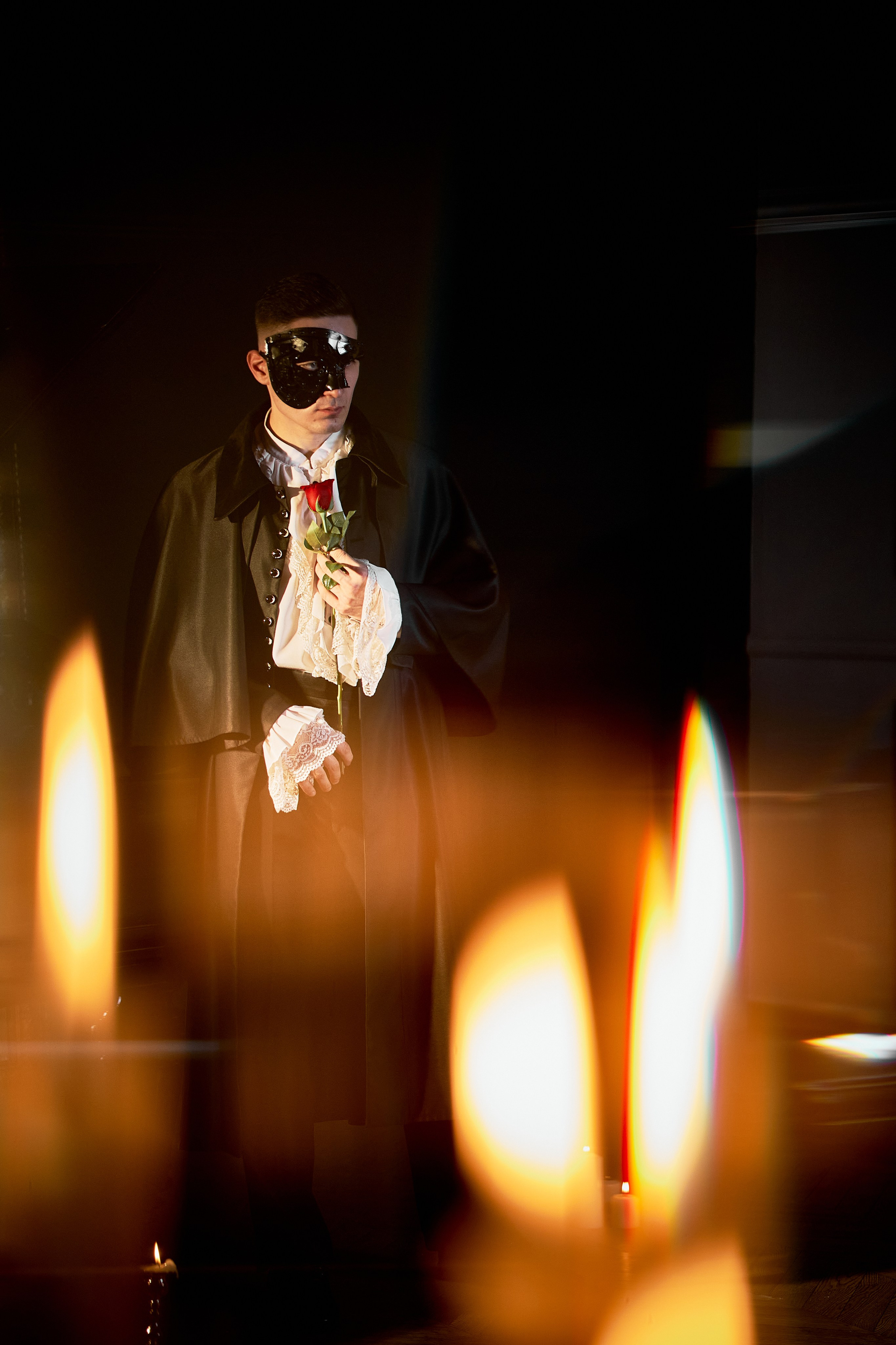 Фотопроект творческий «MELODY OF THE NIGHT» по мотивам «Призрак оперы». Виктория Ларина — Портретный профессиональный фотограф в Иркутске