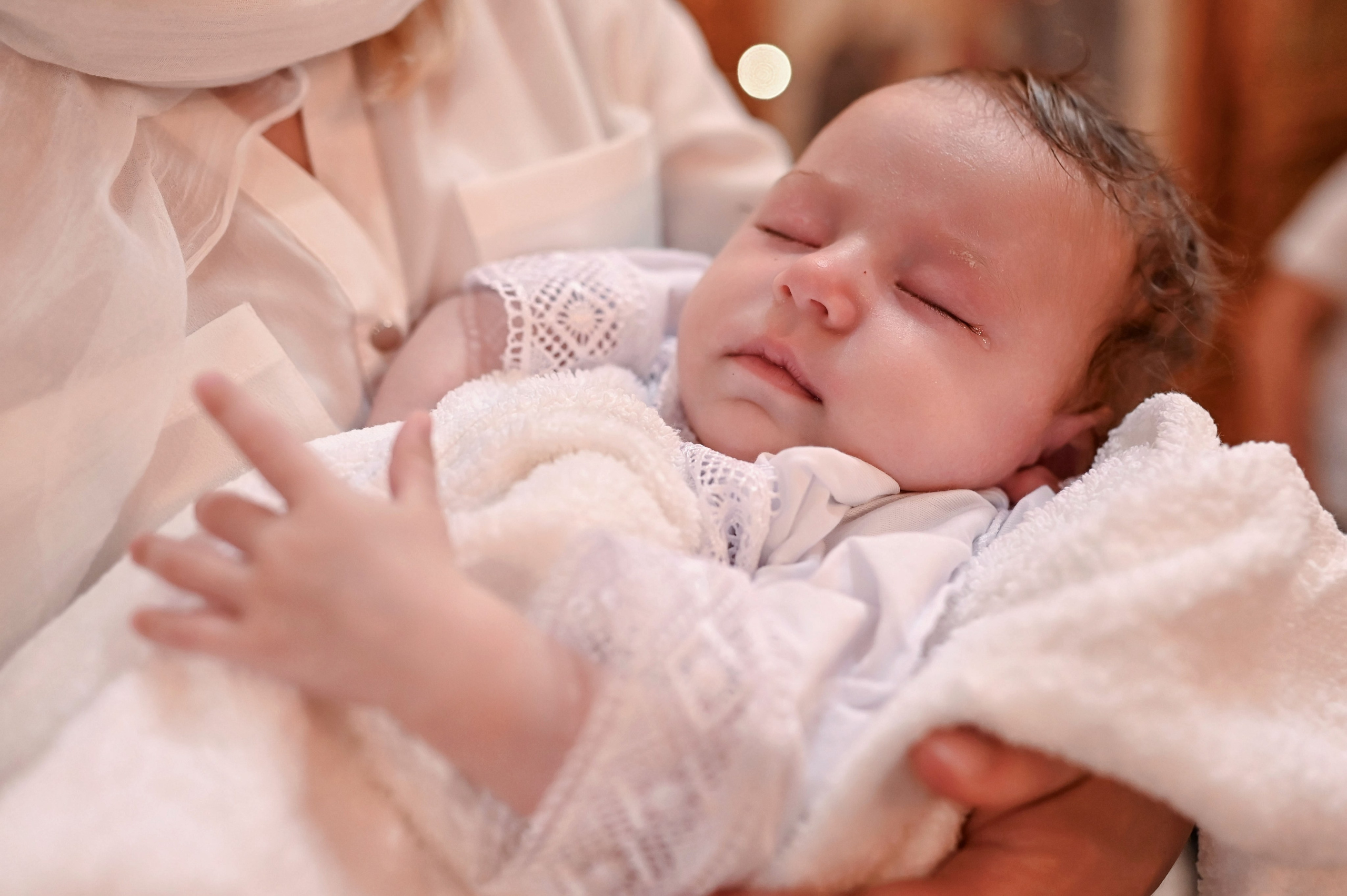 Крещение мл. Фотинии. Семейный фотограф в г. Воскресенск Наталия Молева