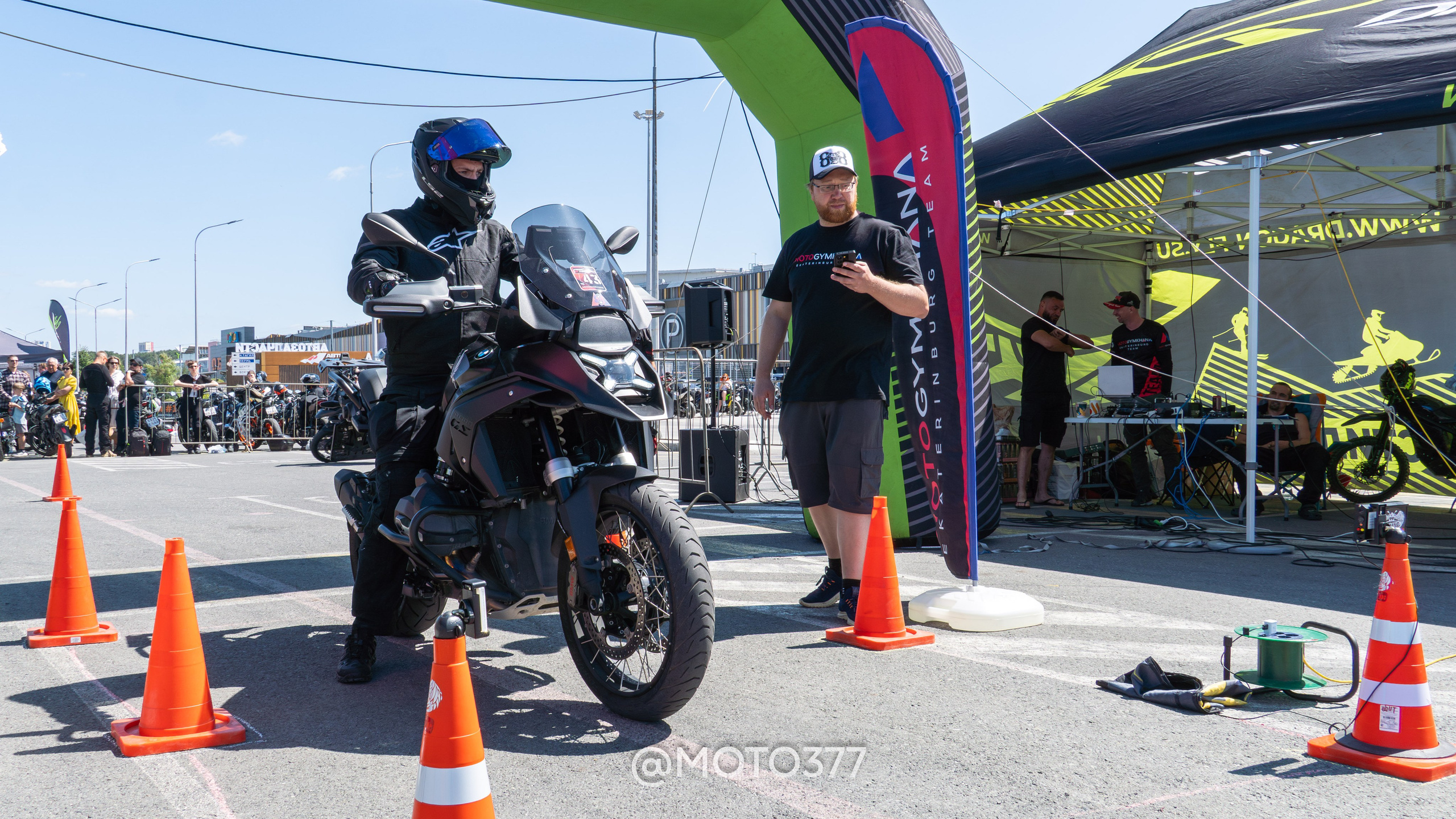 Motogymkhana CUP 1 Ekat 2025. Moto377