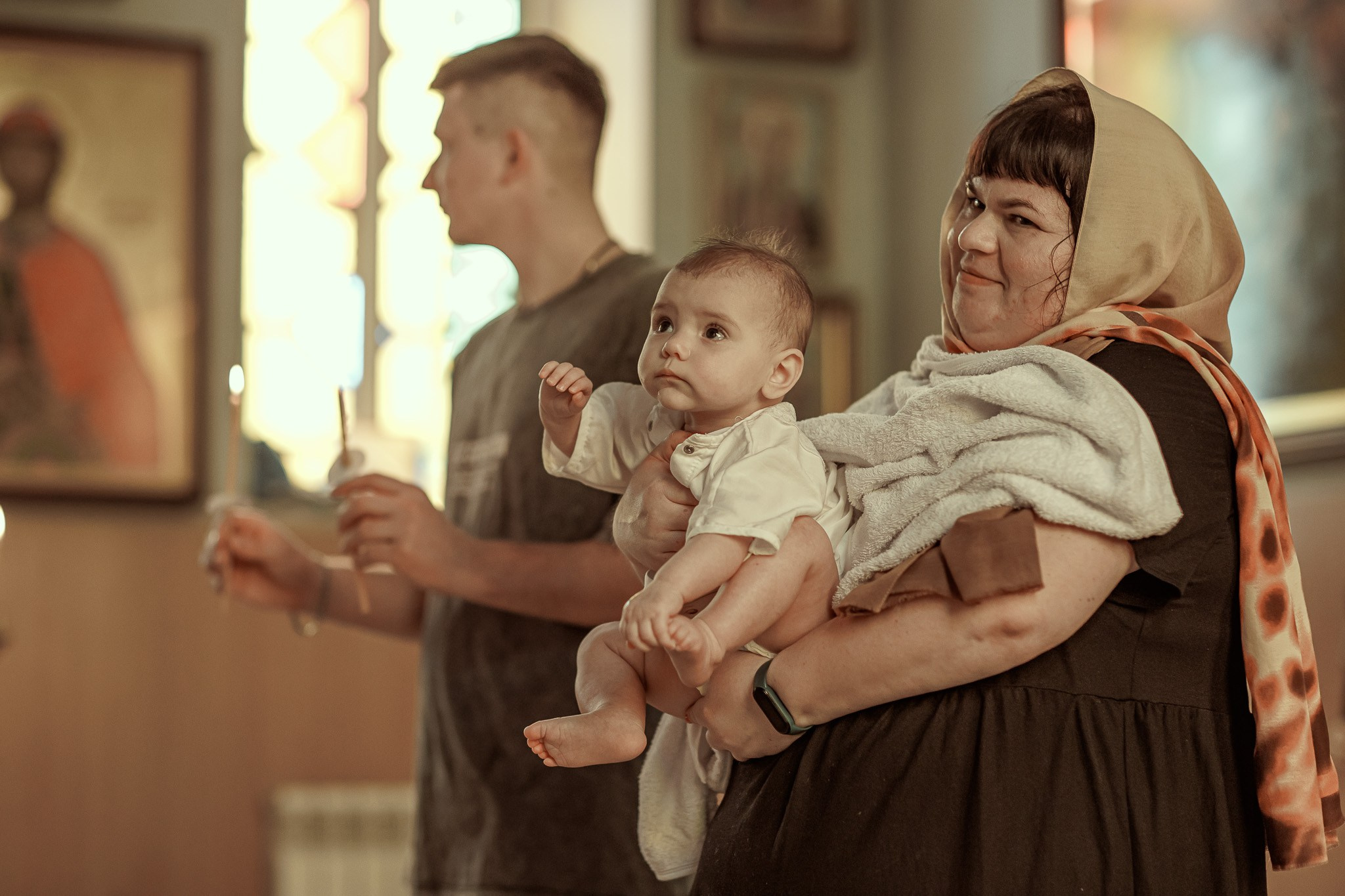 Таинство Крещения Алевтины. 23.03. Детский семейный фотограф в Абинске