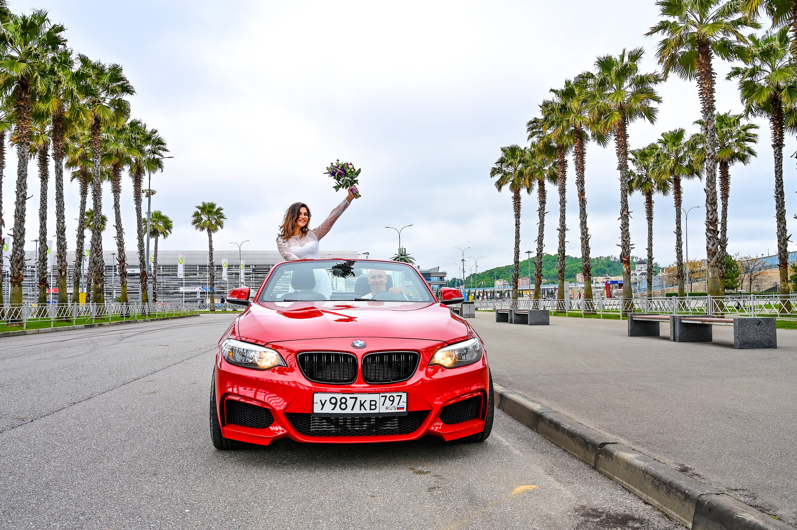 Фотосессия на Кабриолете. Фотографирую счастливых людей в Сочи