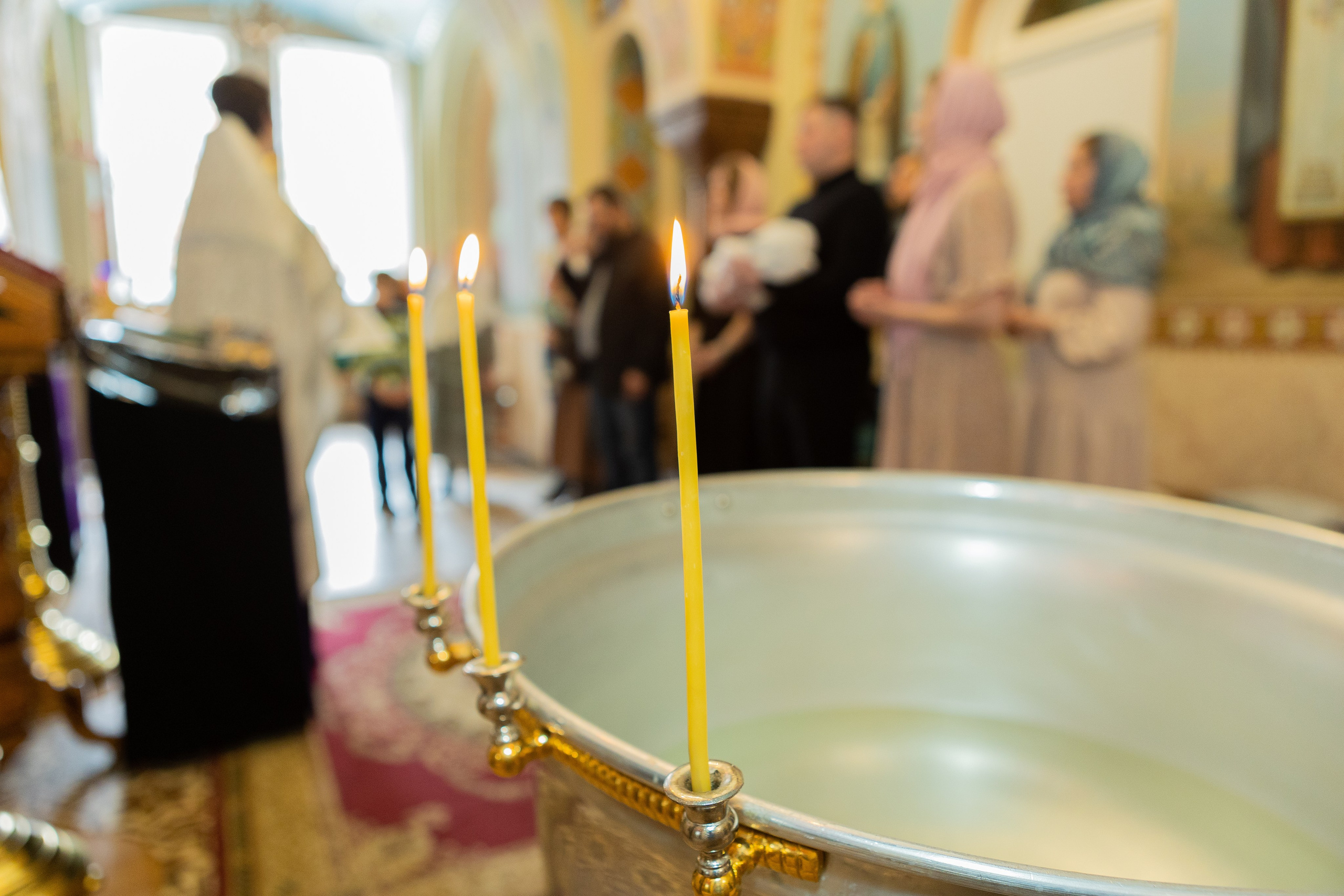 Крещение Даниила. Фотограф Александр Заломаев