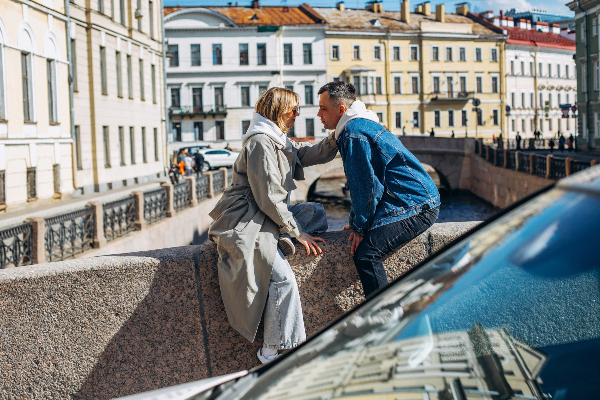Ирина и Евгений в мае. Фотопрогулка в Петербурге. Индивидуальный и семейный фотограф в Санкт-Петербурге