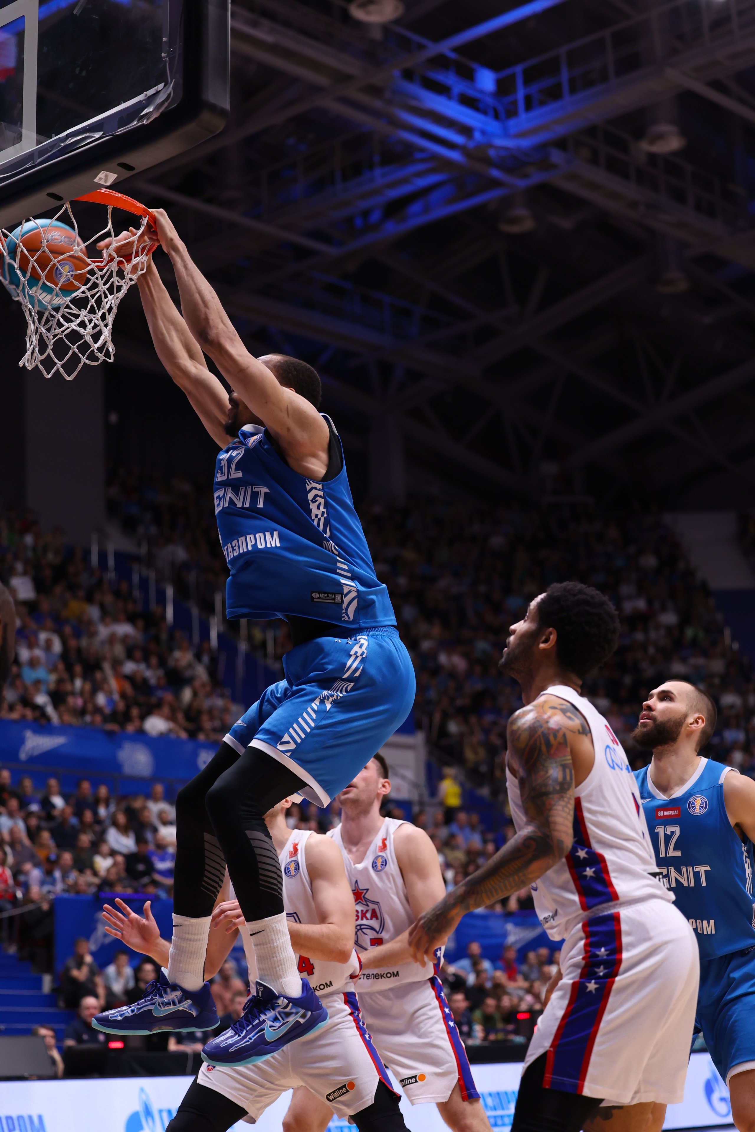 БК «Зенит» — ПБК «ЦСКА» финал ЕЛ ВТБ 5 игра 06.06.2025. Спортивный и репортажный фотограф Антон Тереханов