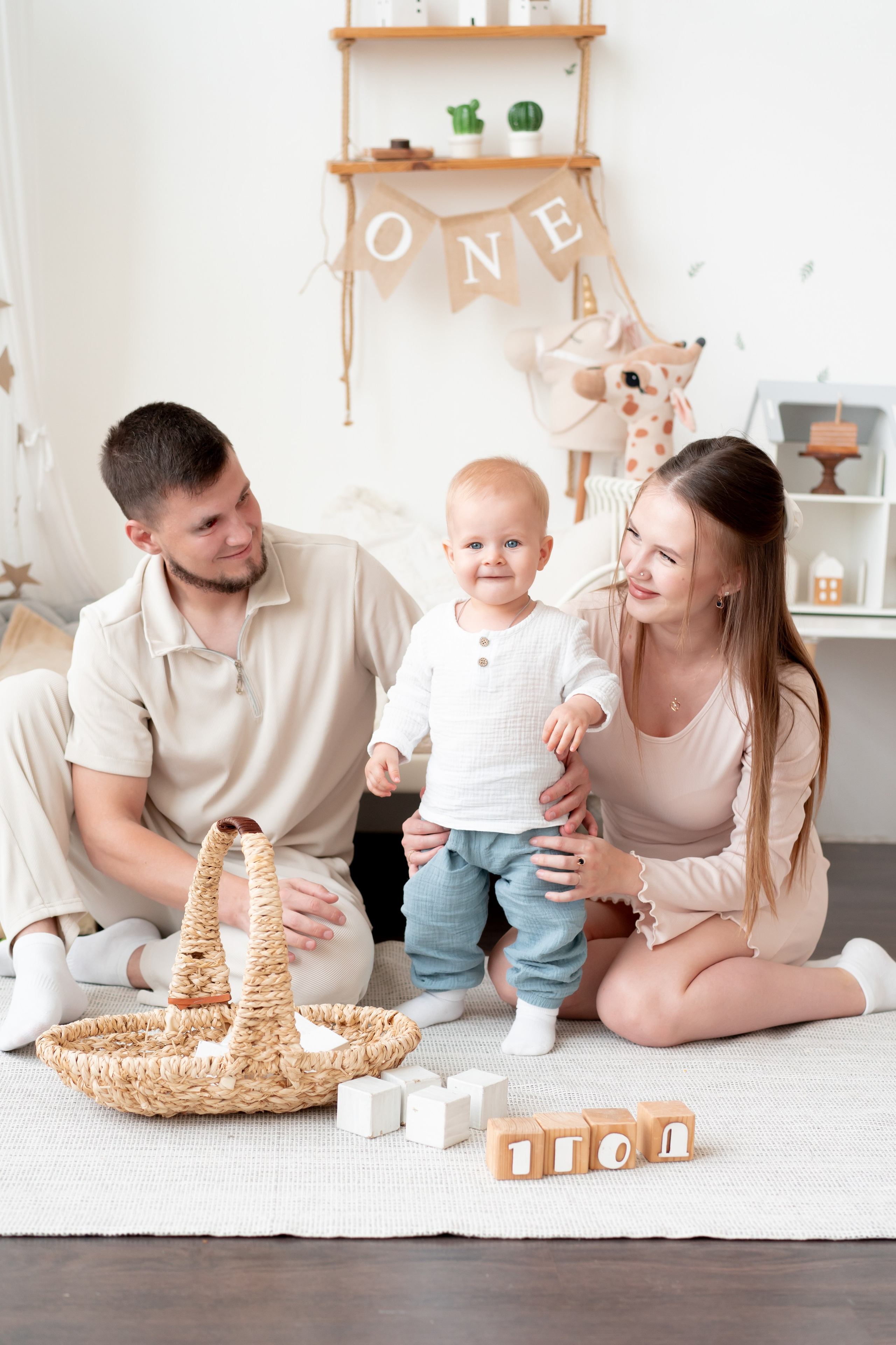 Яну 1 годик!. Детская, семейная фотостудия в Санкт-Петербурге