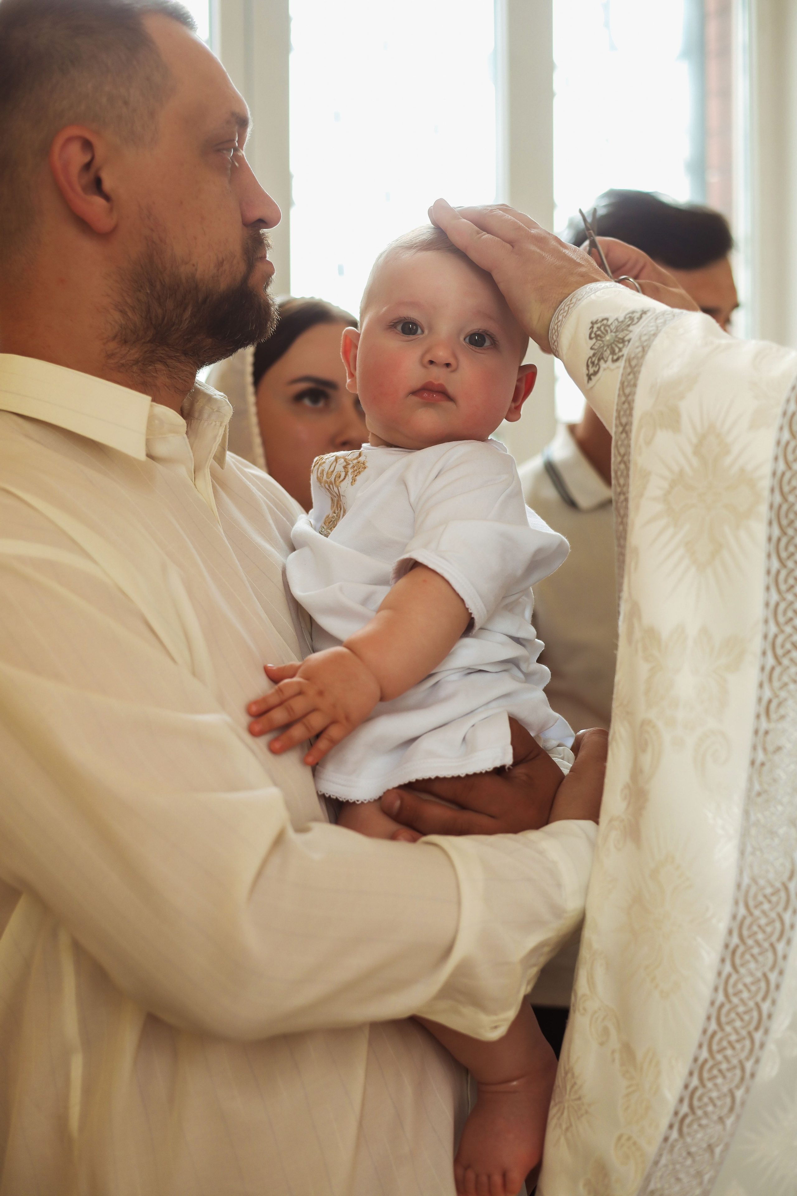 Таинство крещения. Фотограф новорожденных Саратов