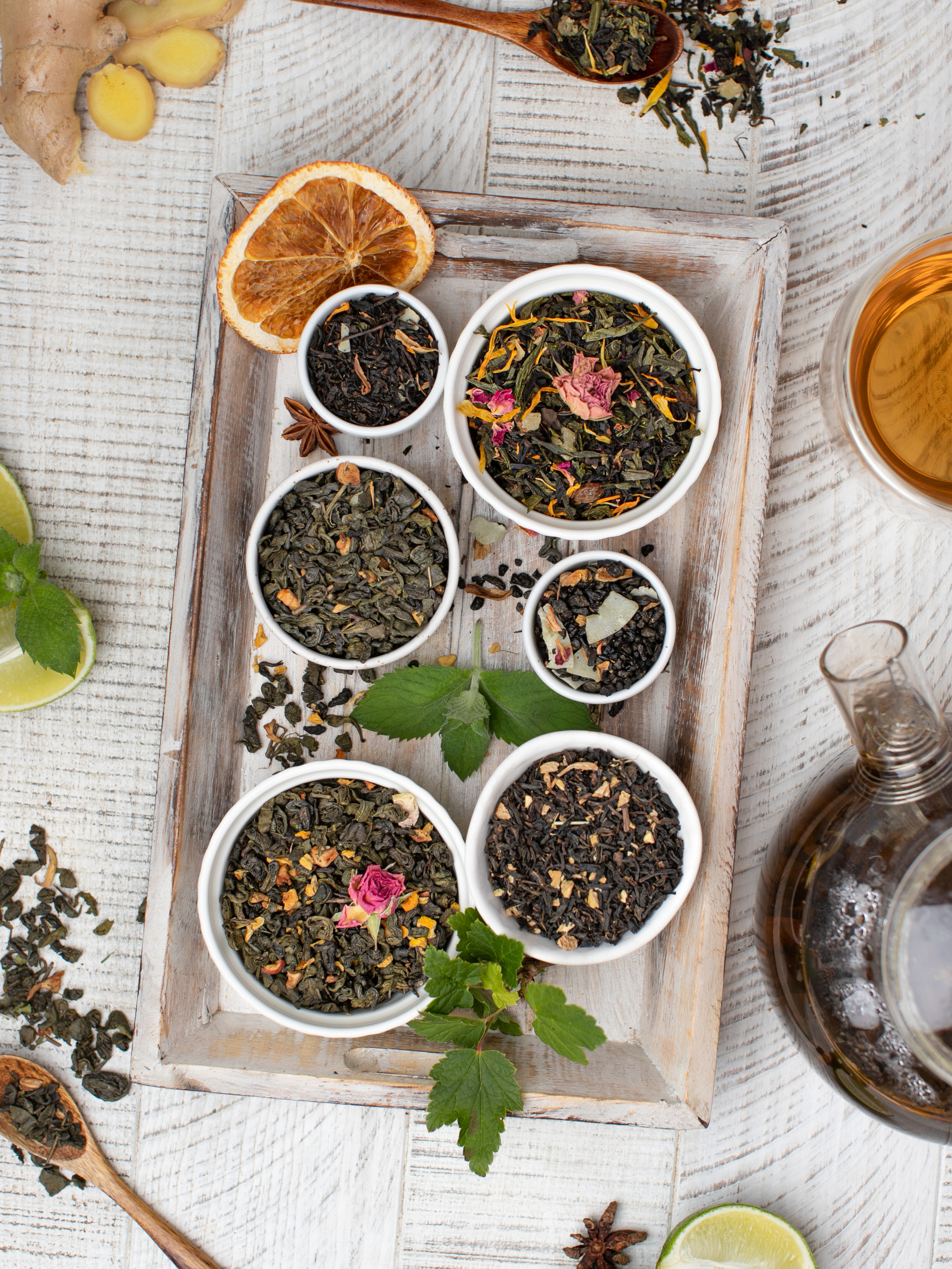 Набор чая. Фуд фотограф. Съемка еды в Москве