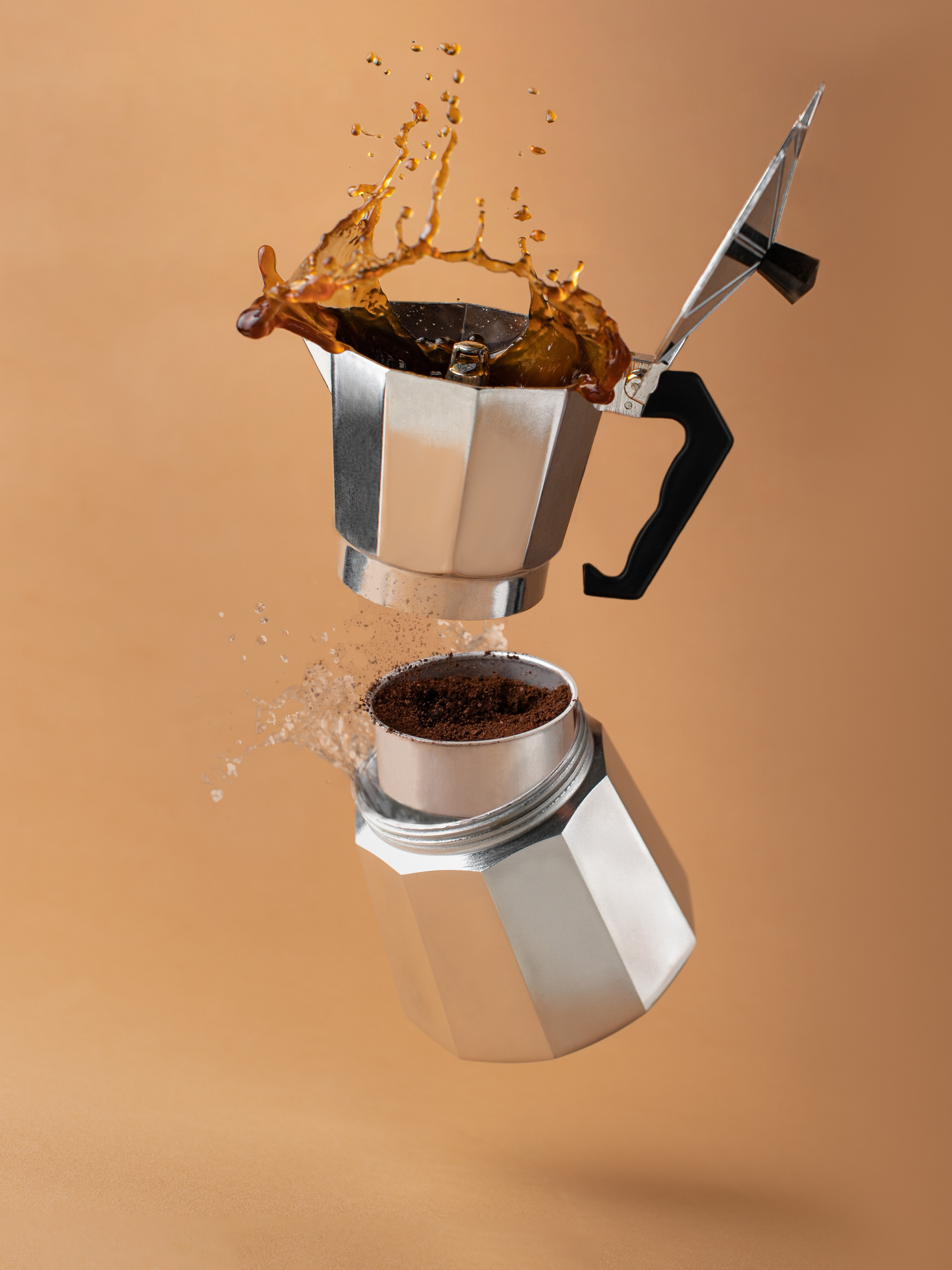 Гейзерная кофеварка. Фуд фотограф. Съемка еды в Москве