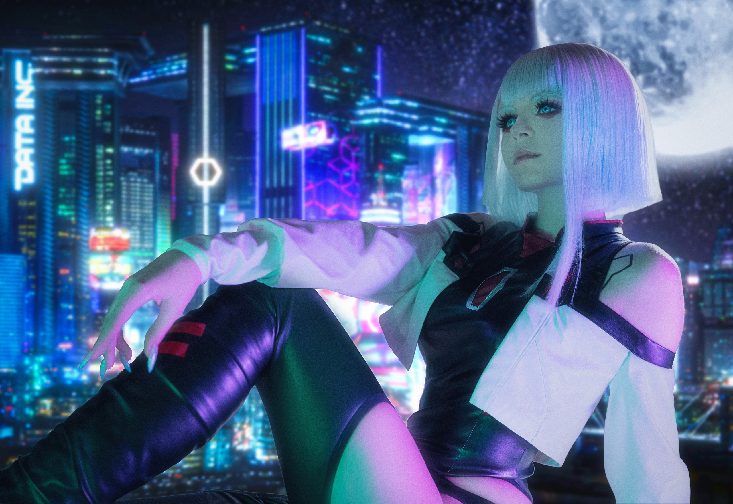 Cyberpunk 2077 Edge Runners — Lucy (Катюша). Арт и семейный фотограф/видеограф Алексей Симкин