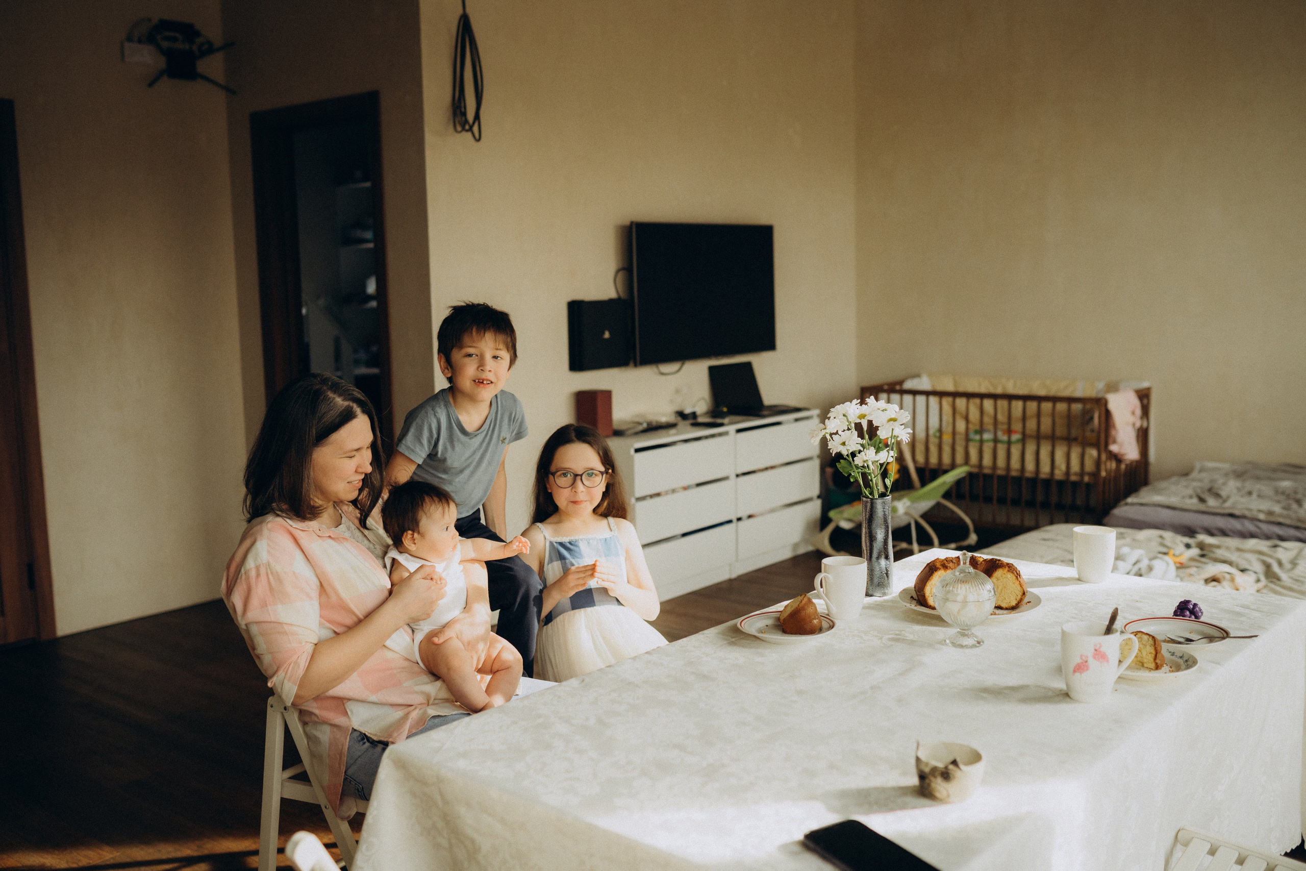 Семейные истории в домашних условиях. Фотограф семей в домашних условиях