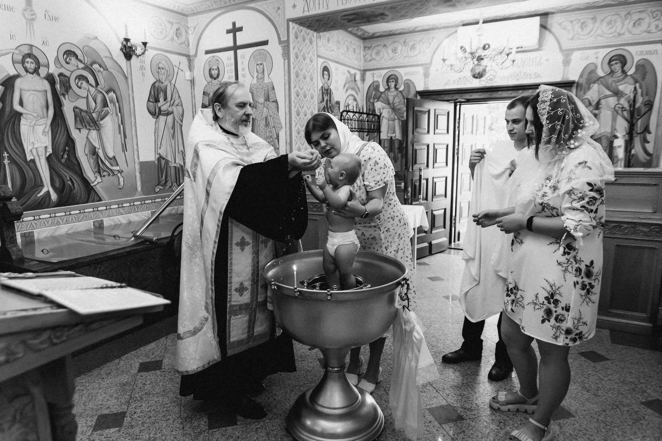 Крещение Юли. Семейный фотограф Минск Усова Ольга