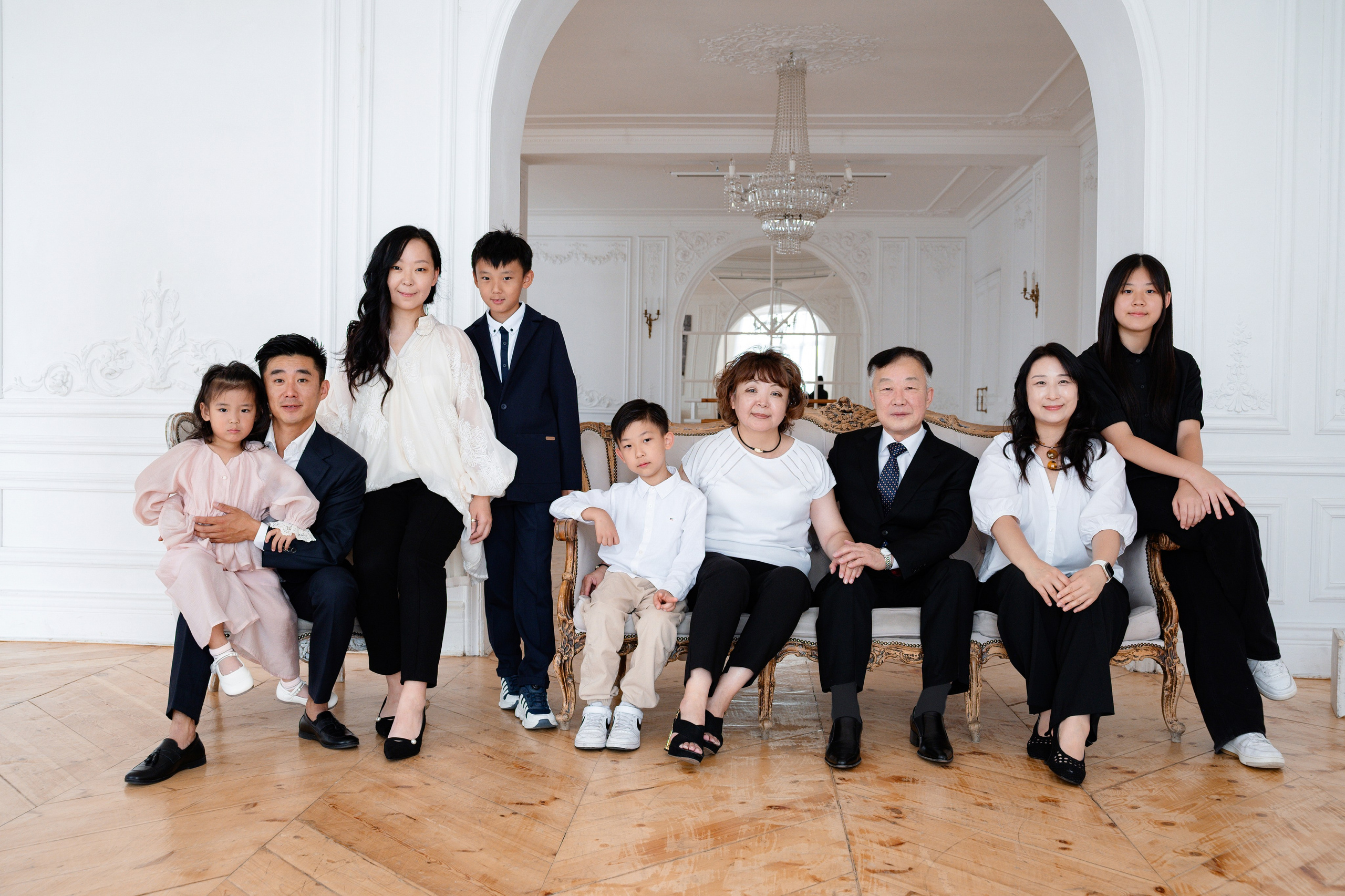 Фотосессия корейской семьи. Фотограф Юлия Кондратьева