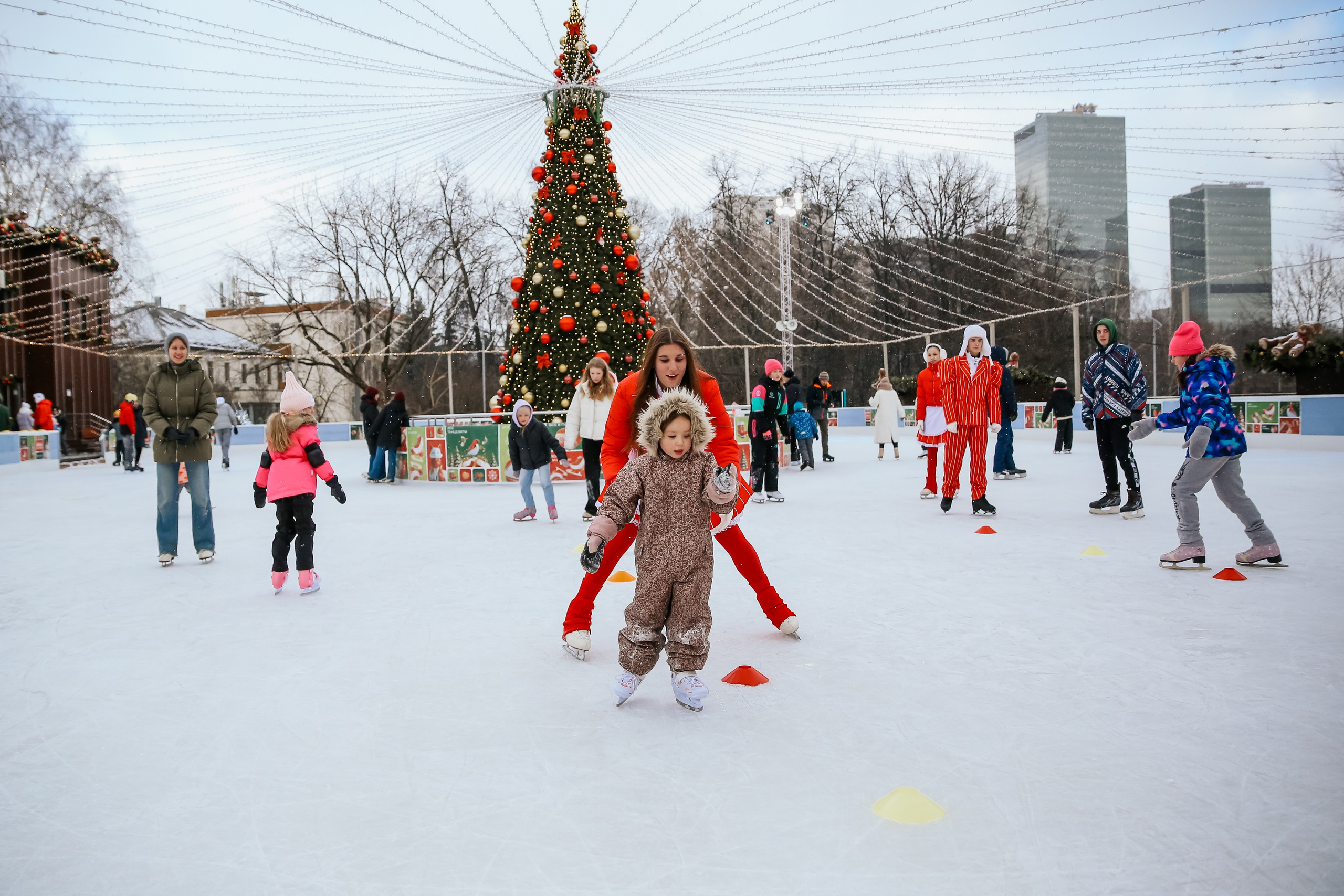 Ледовое шоу Сити каток Московское Чаепитие. Фотограф и видеограф Анна Домашенко