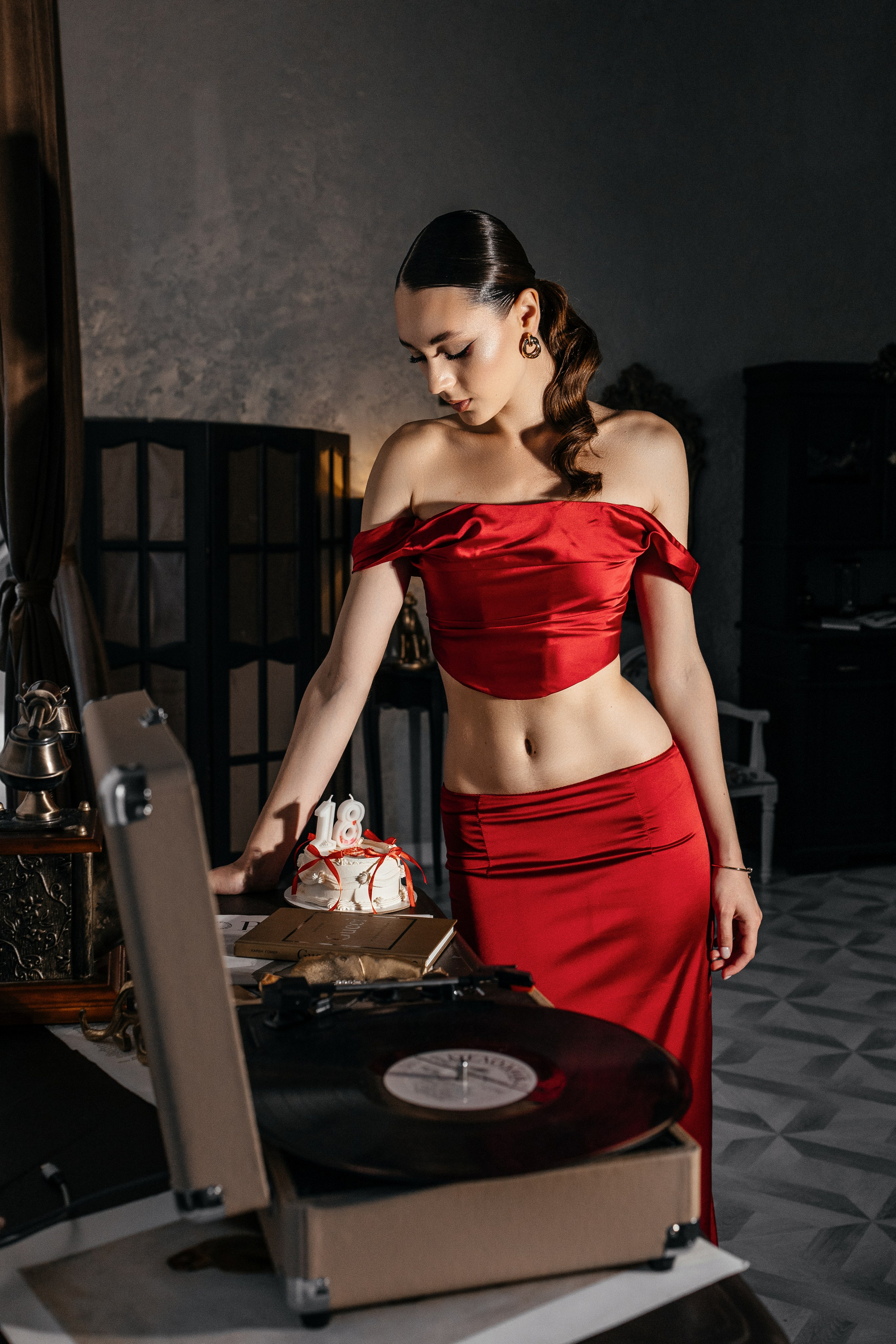 Ева в студии Винтаж ДР. Фотограф в Краснодаре Лагунов Владимир