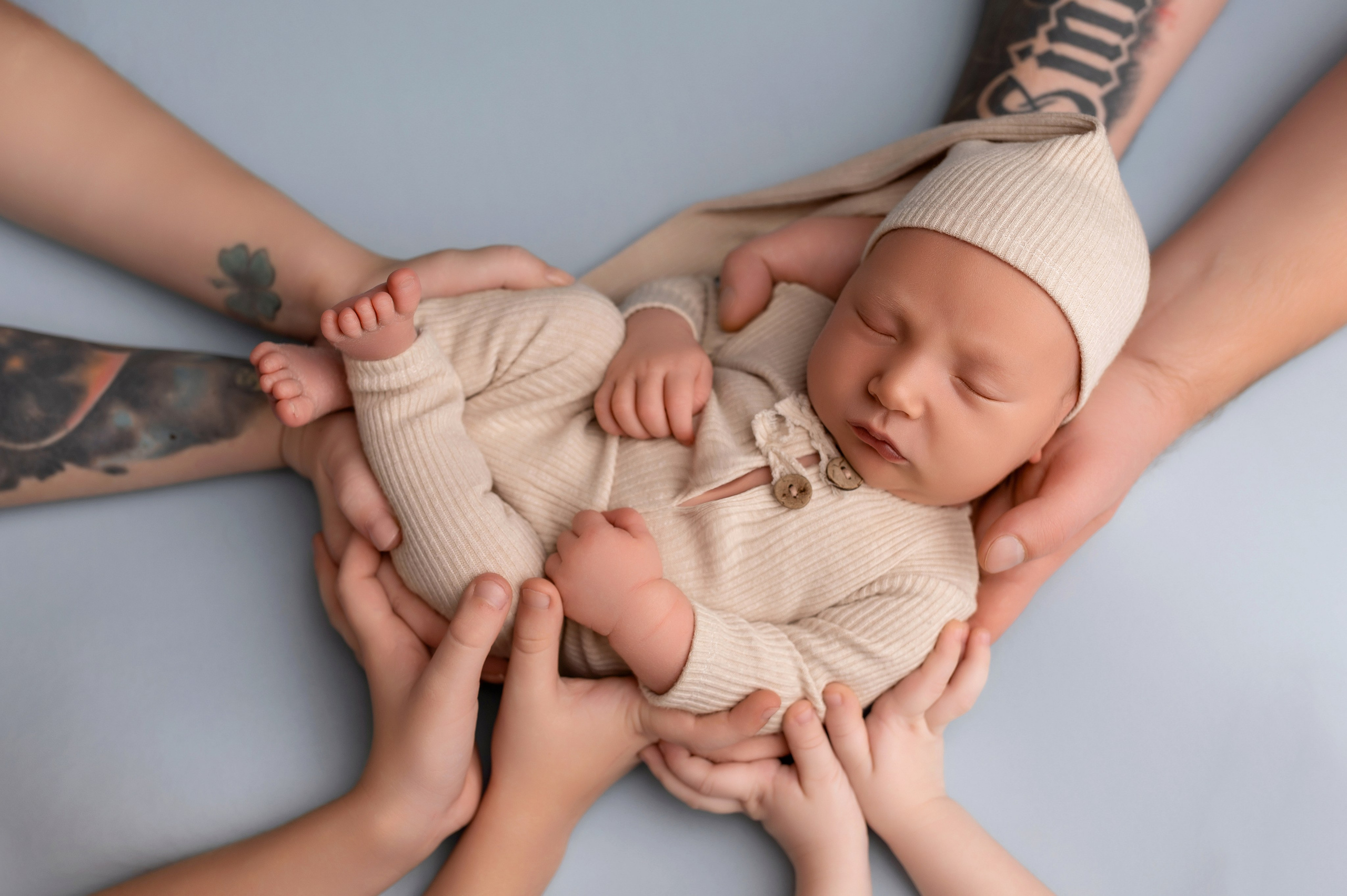 Новорождённые мальчики. Детский фотограф новорождённых в Минске Боровик Екатерина