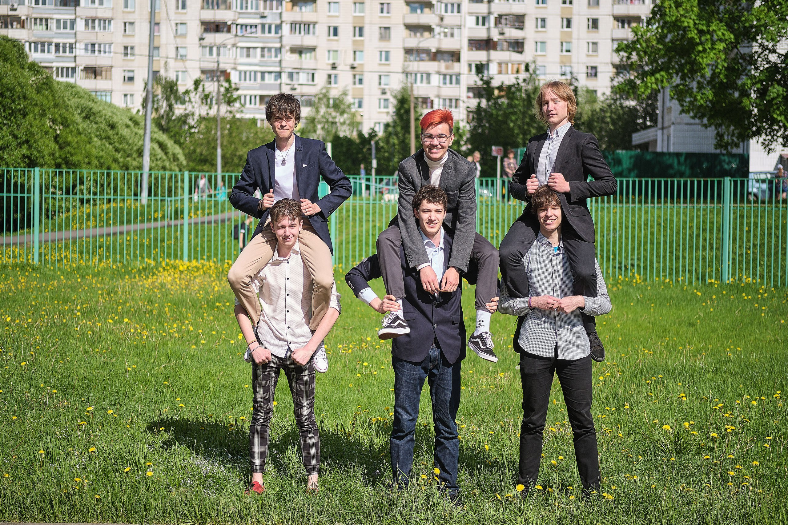 Школьная съёмка выпускников (Репортаж)