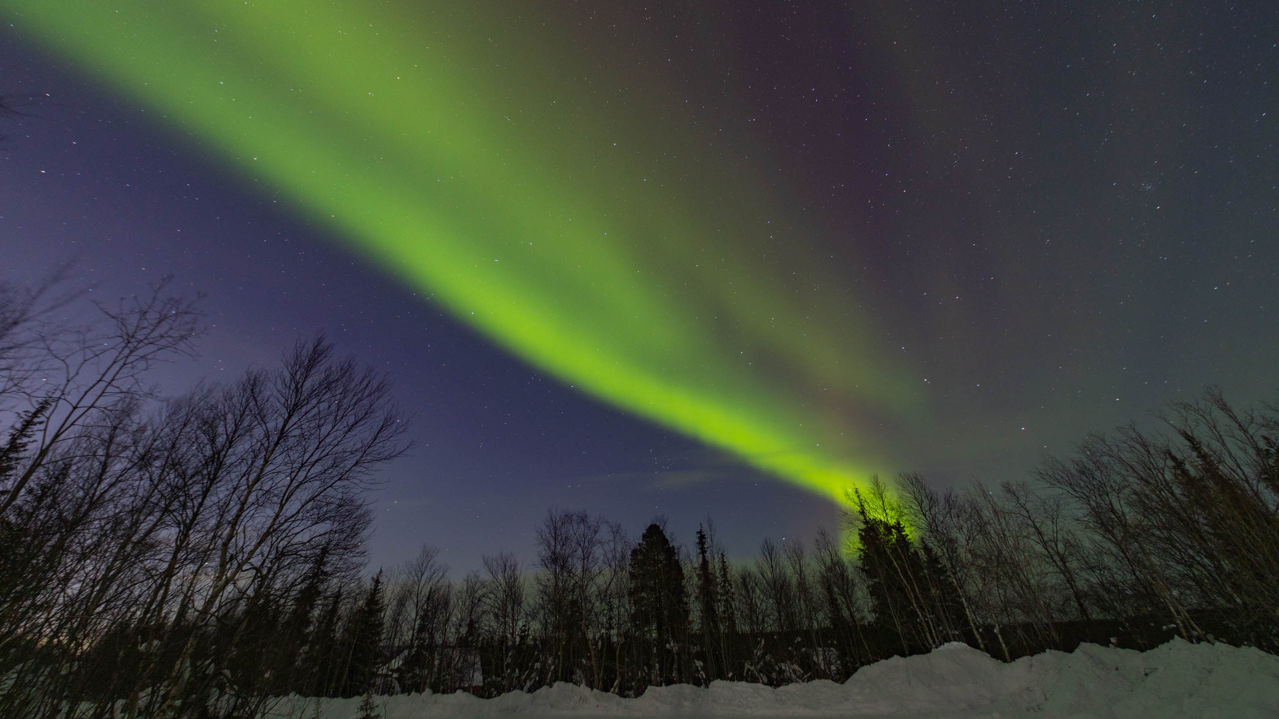 Мурманск, северное сияние, aurora borealis