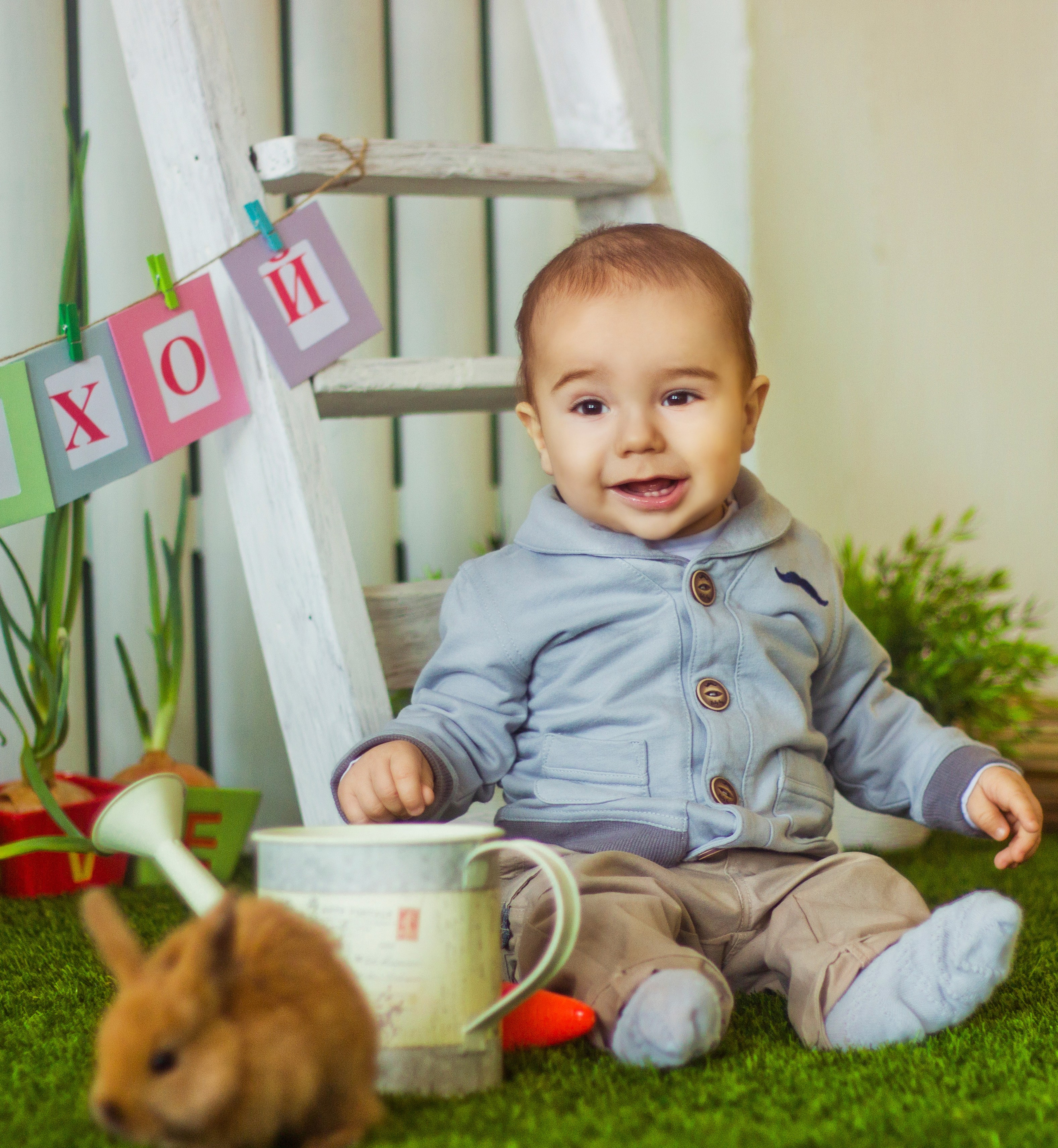 Студийные фотосессии с кроликами. Детский и семейный фотограф, фотограф мероприятий Нижний Новгород