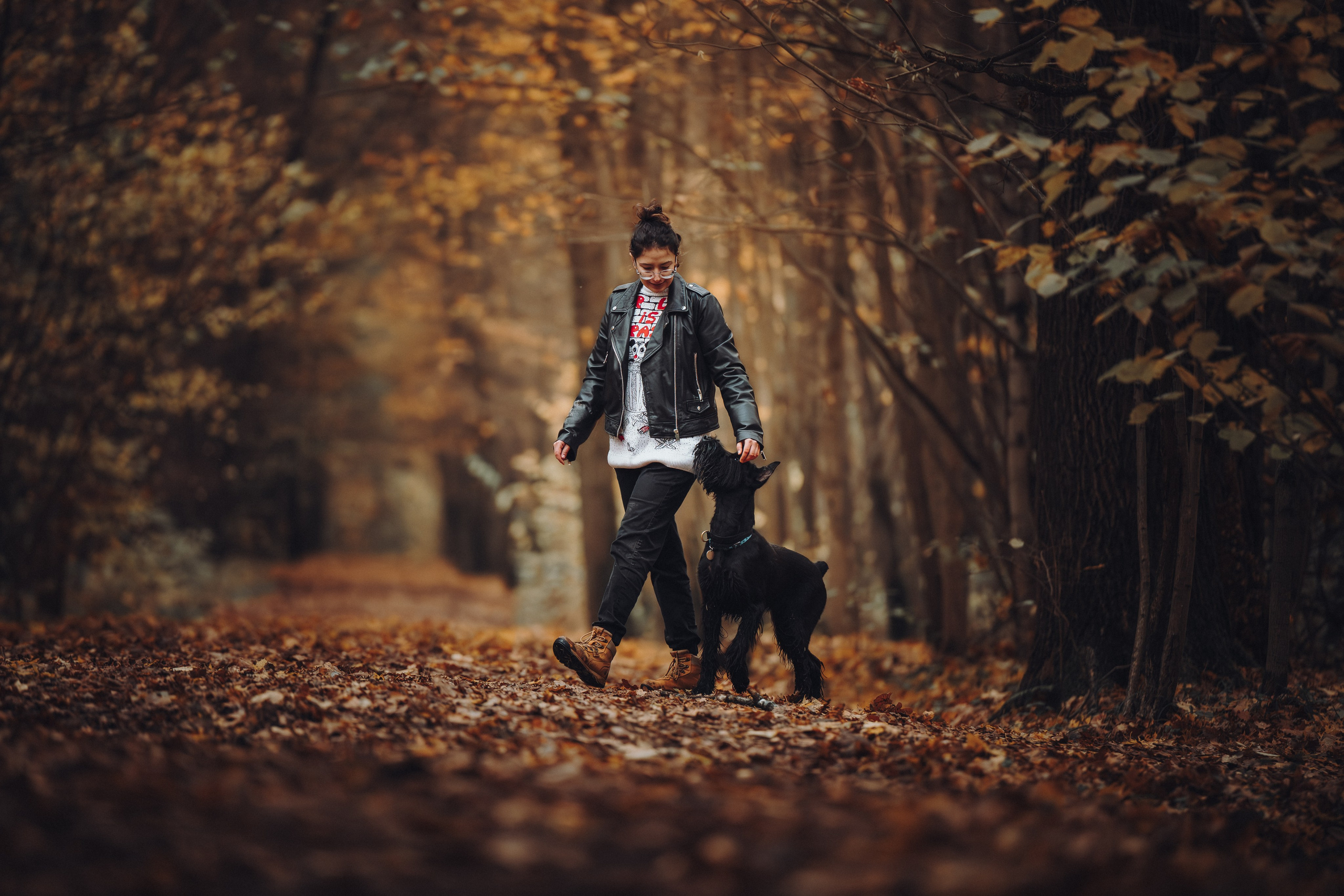 Даша и Умбра. Семейный фотограф анималист Ананьева Мария — Москва