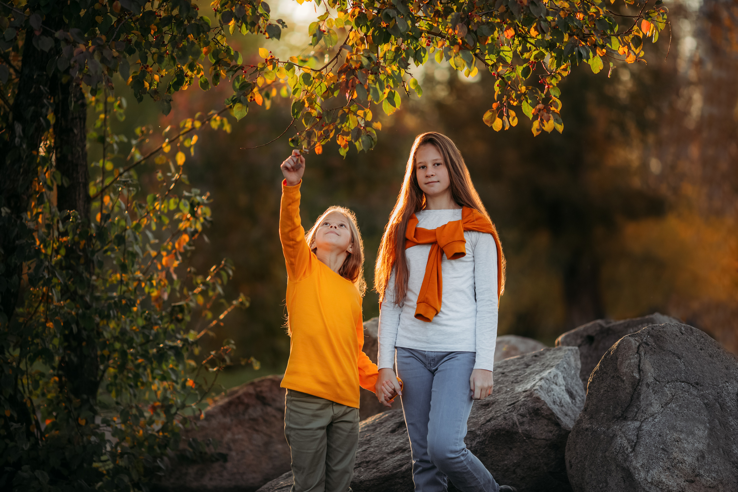 Осенние фотопрогулки. Семейный и репортажный фотограф в Иркутске Людмила Лиханская