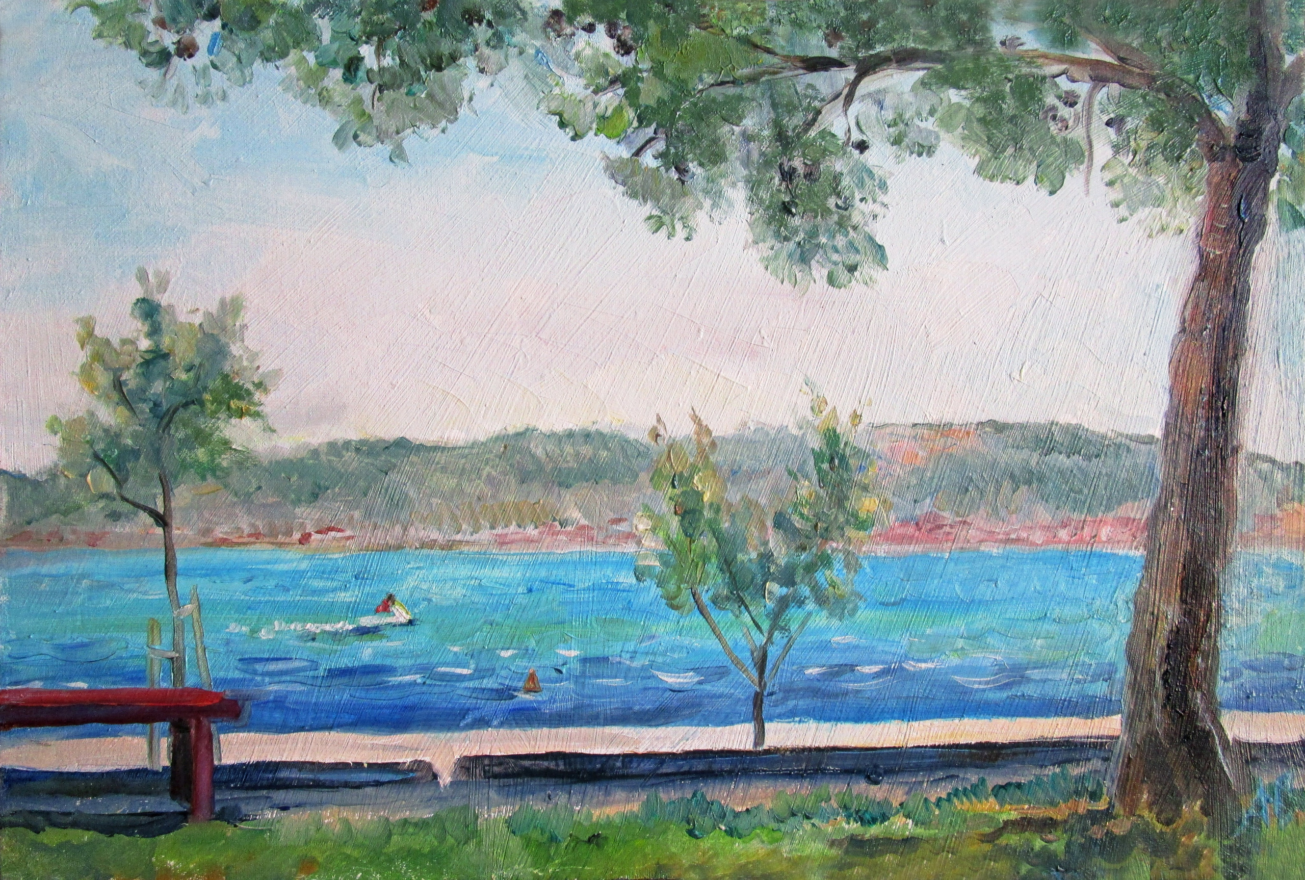 "Побережье Адриатики, Хорватия", холст / масло, 2019