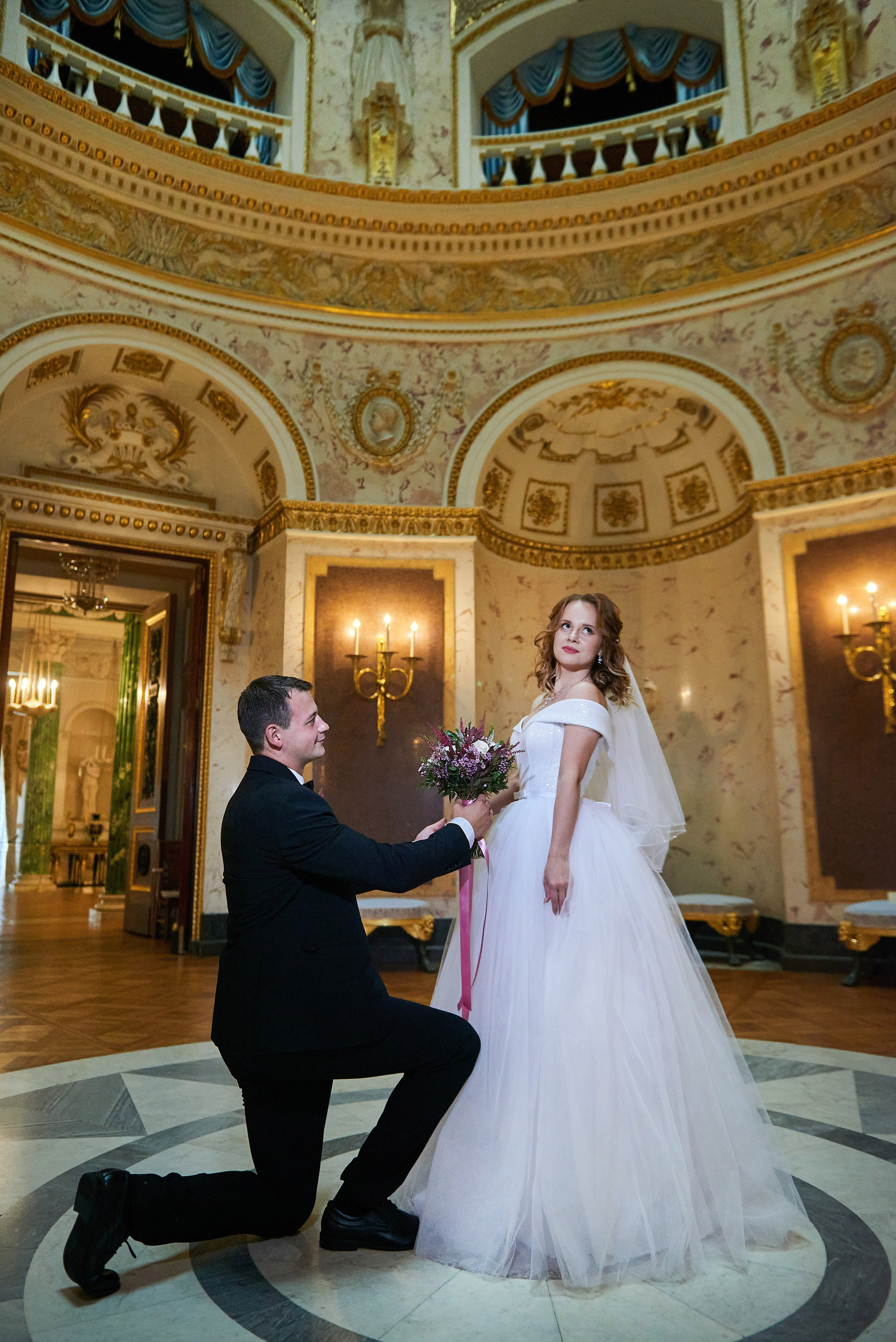 Екатерина и Александр (свадебная фотосессия в Павловском Дворце). Портретный, семейный и свадебный фотограф в Санкт-Петербурге и в Пушкине Ширяев Денис