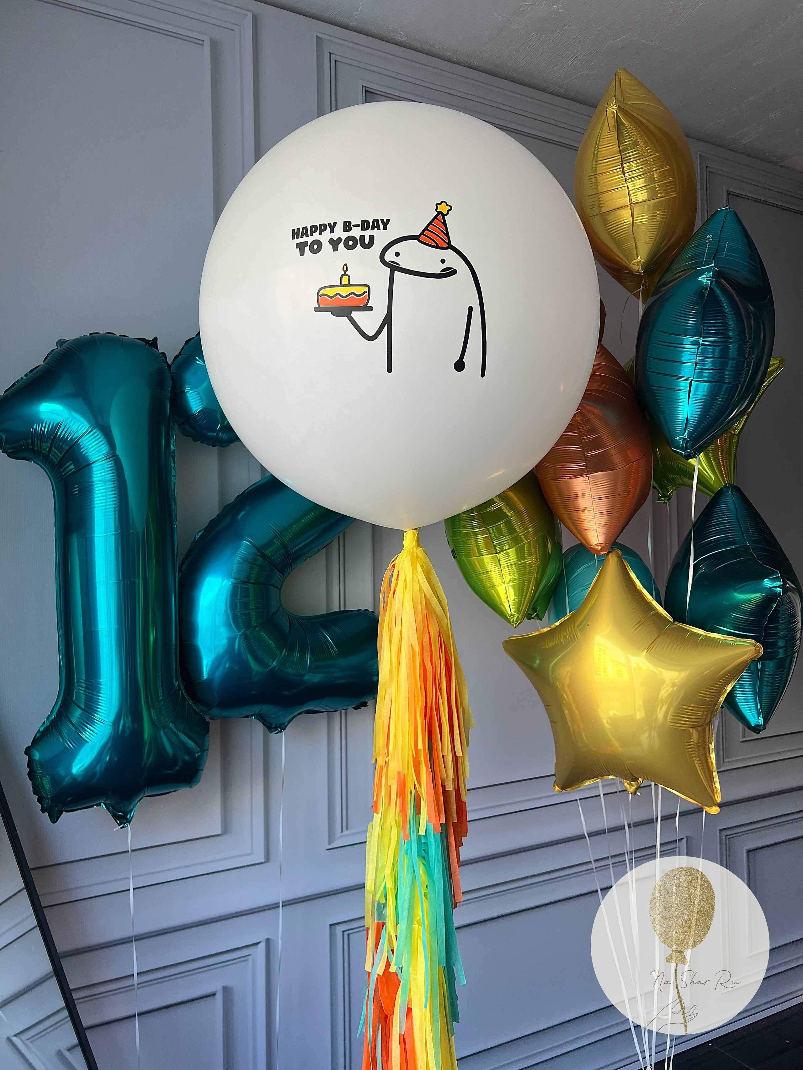 Шары для ребенка (мальчик). Воздушные шары с гелием в Донецке