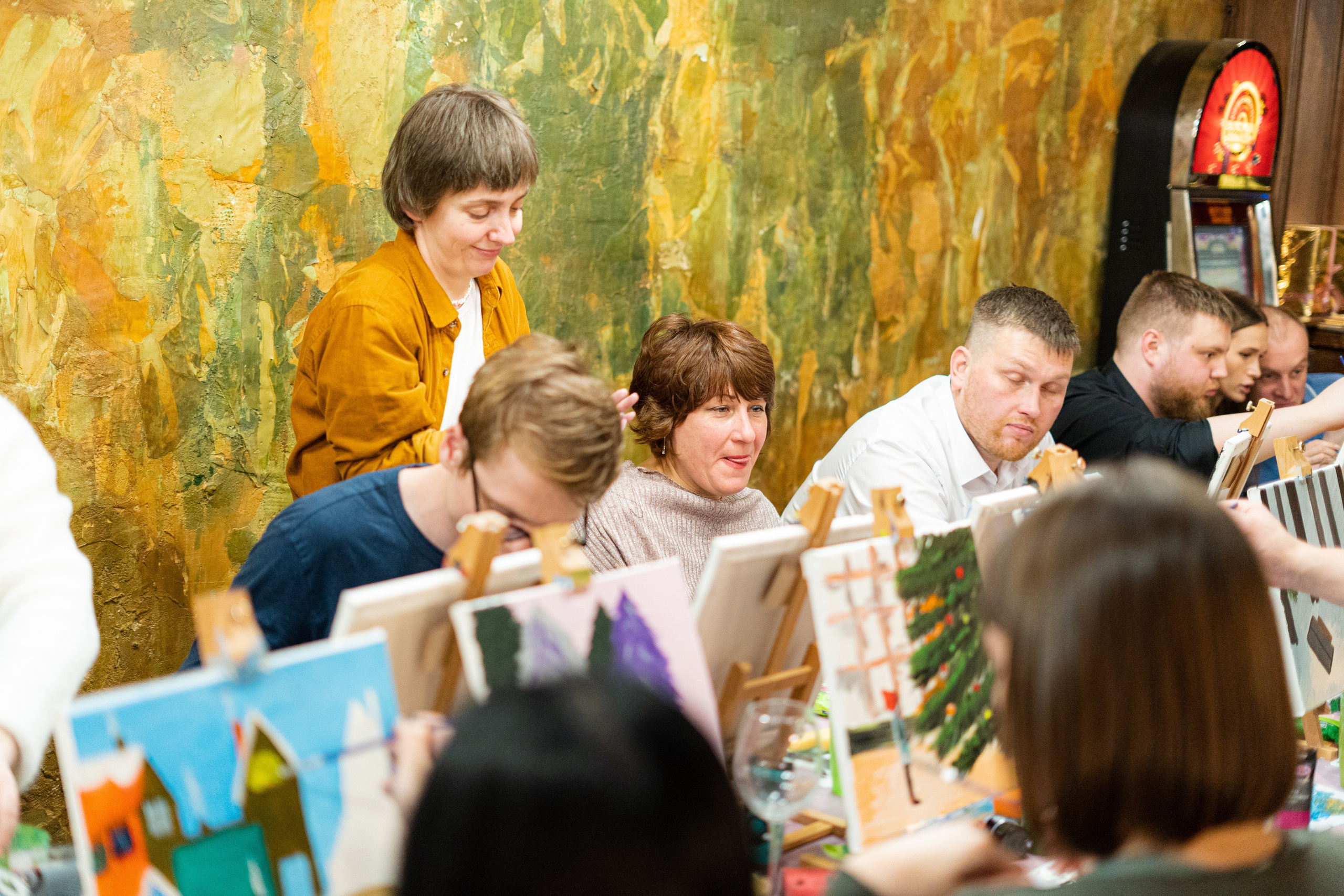 Корпоратив Teach Me Art 2. Портретный фотограф в Москве и Санкт-Петербурге Арина Чех