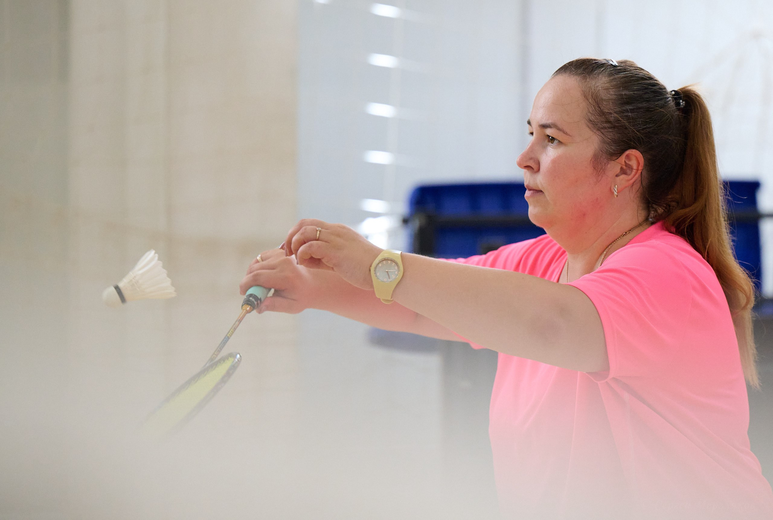 Бадминтон. Мастер-класс Любови Сухановой. Ижевск. 20.07.2024. Спортивный репортажный фотограф в Ижевске Сергей Мерзляков